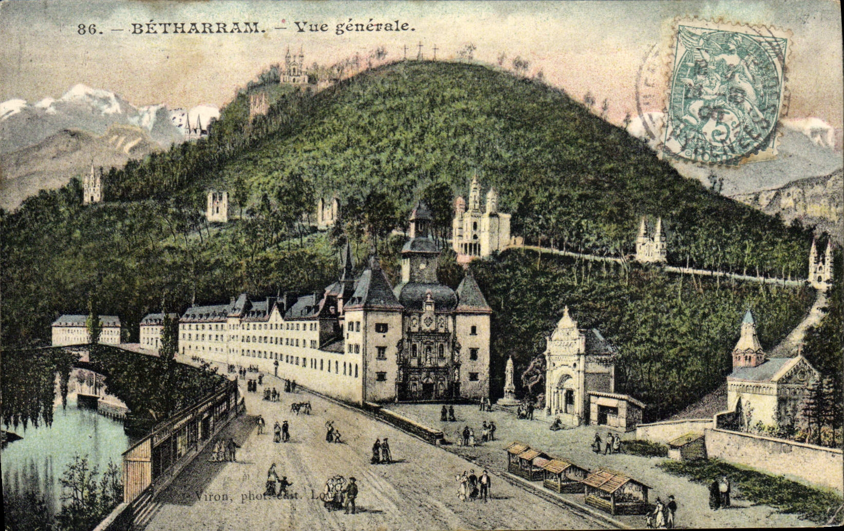 VINTAGE POSTCARD Betharram View