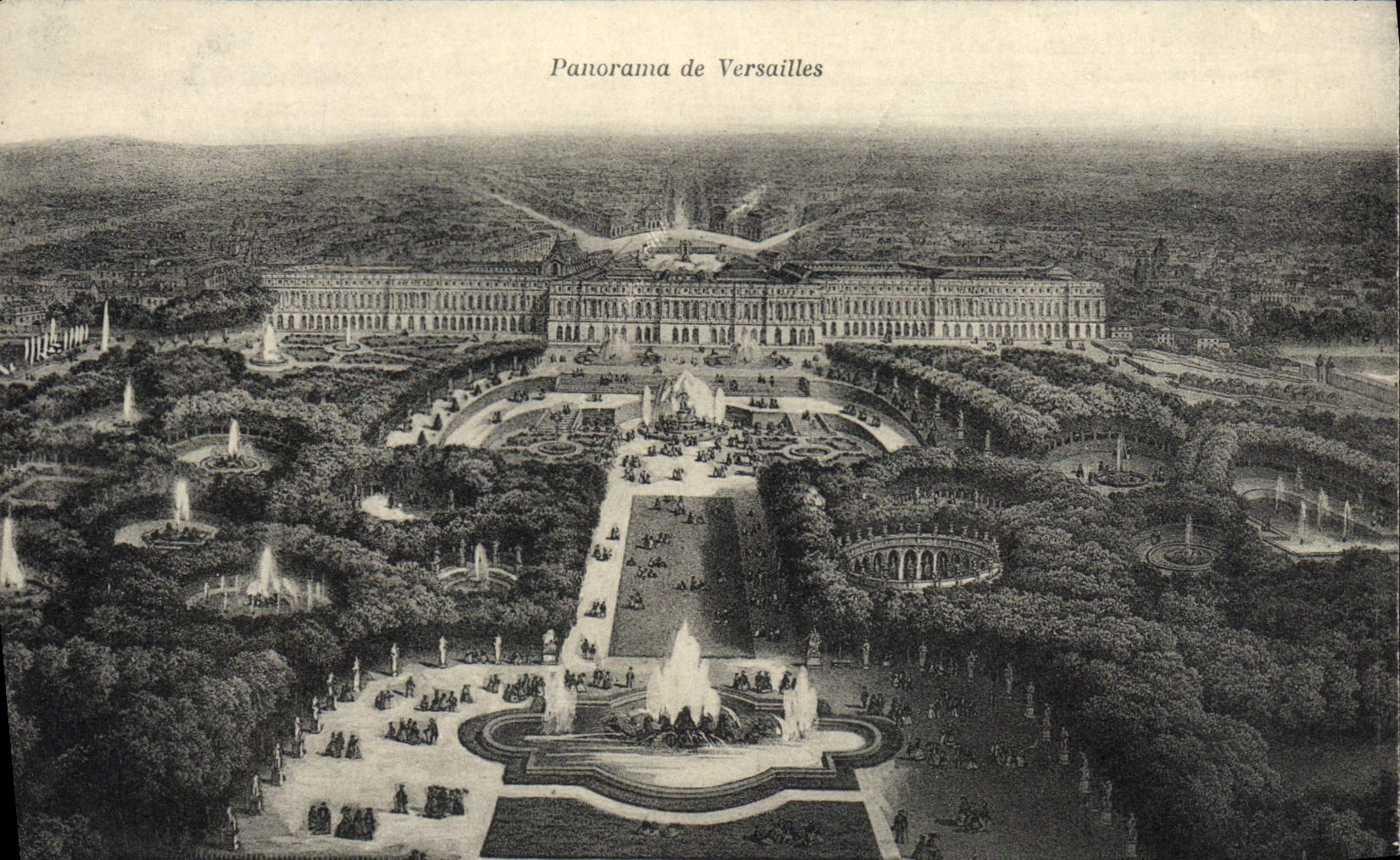 CPA Panorama De Versailles