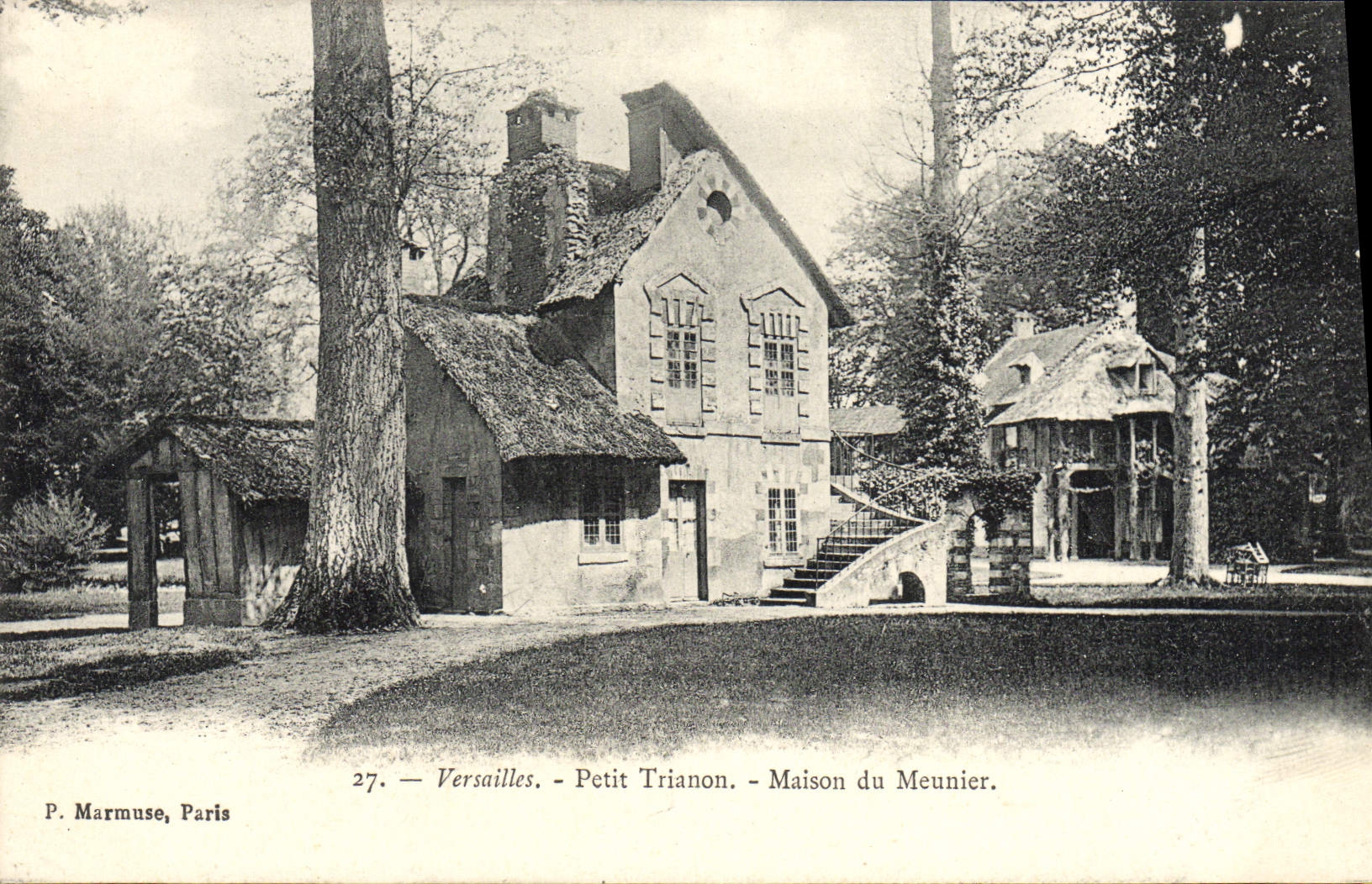 VINTAGE POSTCARD Versailles Small Trianon House Of the Miller