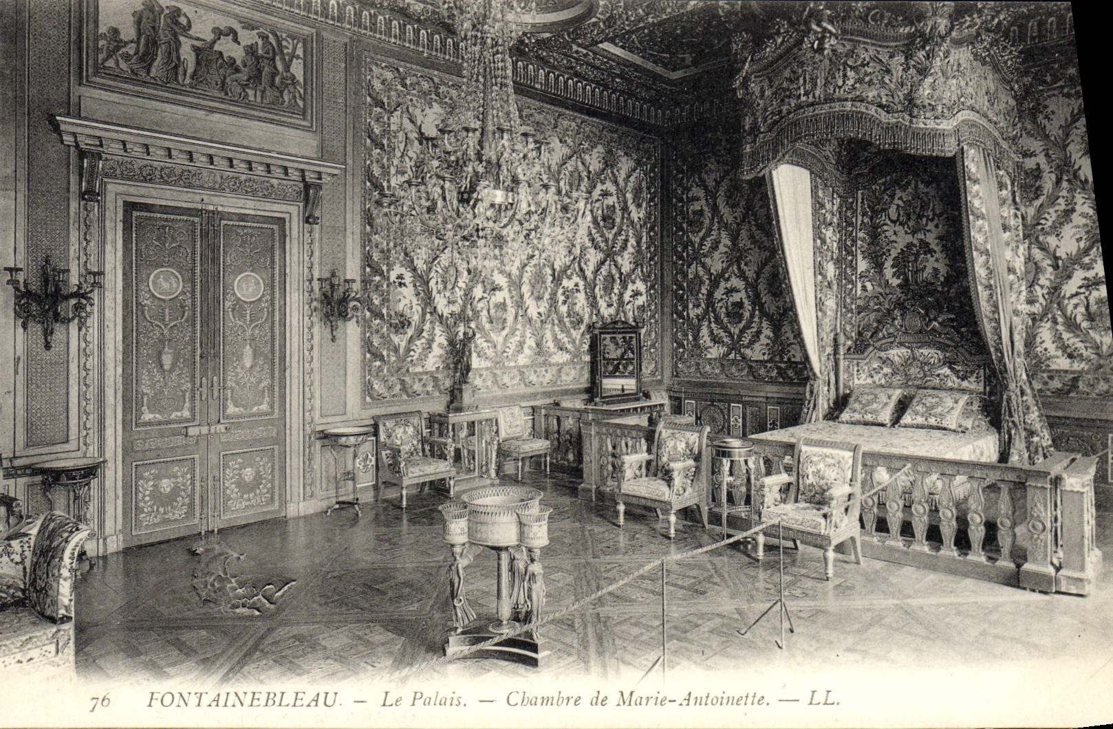 CPA Palais De Fontainebleau Le Palais Chambre De Marie Antoinette