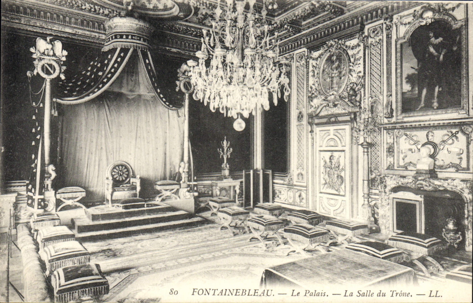 CPA Fontainebleau Le Palais La Salle Du Trone