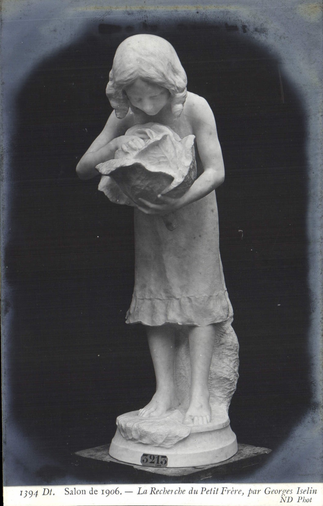 VINTAGE POSTCARD Living room 1906 the Research Of the Little brother by Georges Iselin