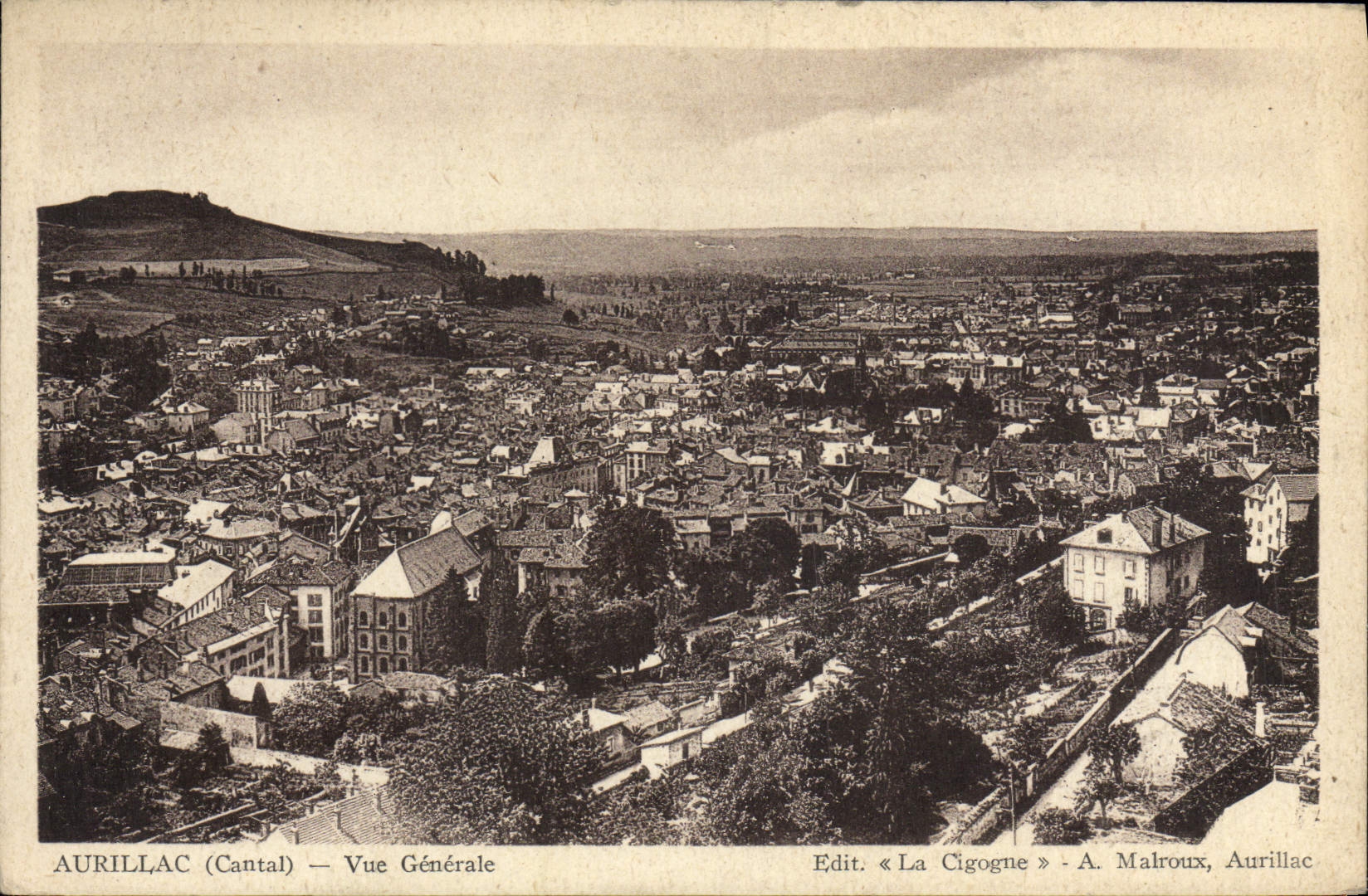 CPA Aurillac Vue Generale