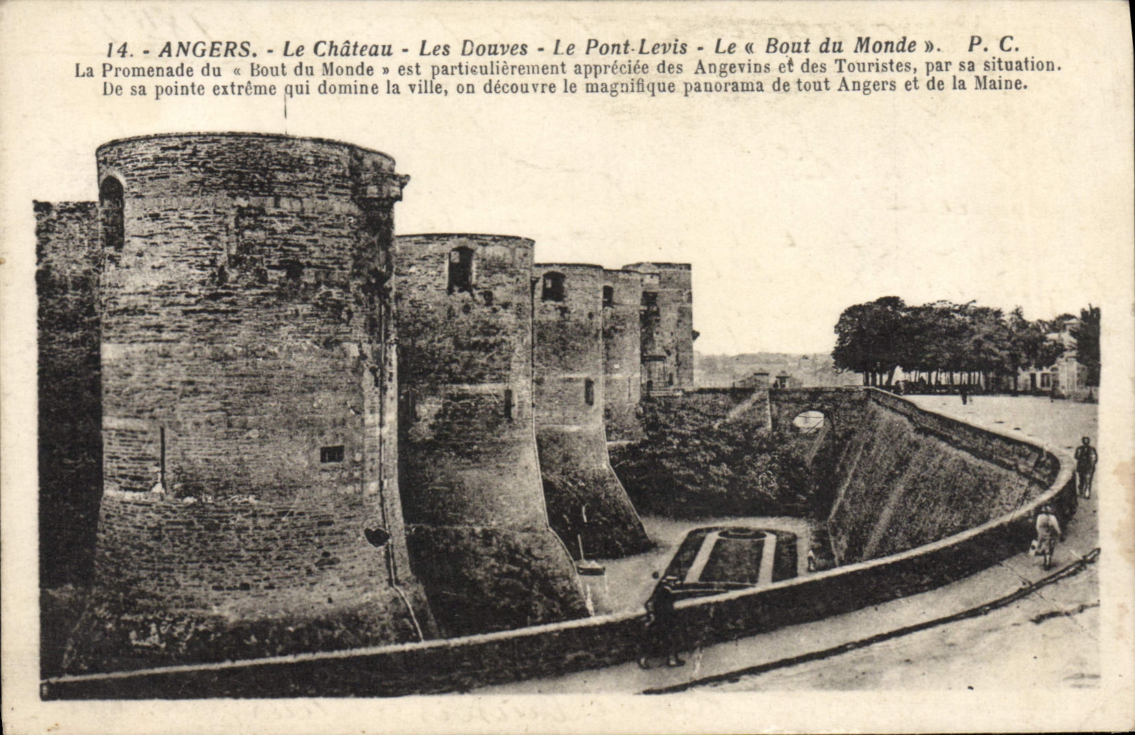 La POSTAL de la VENDIMIA encoleriza las zanjas del castillo el puente de Levis el extremo del mundo