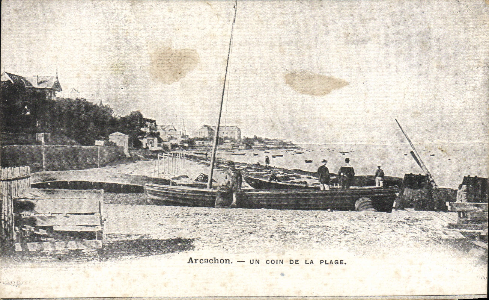 CPA Arcachon Un Coin De La Plage