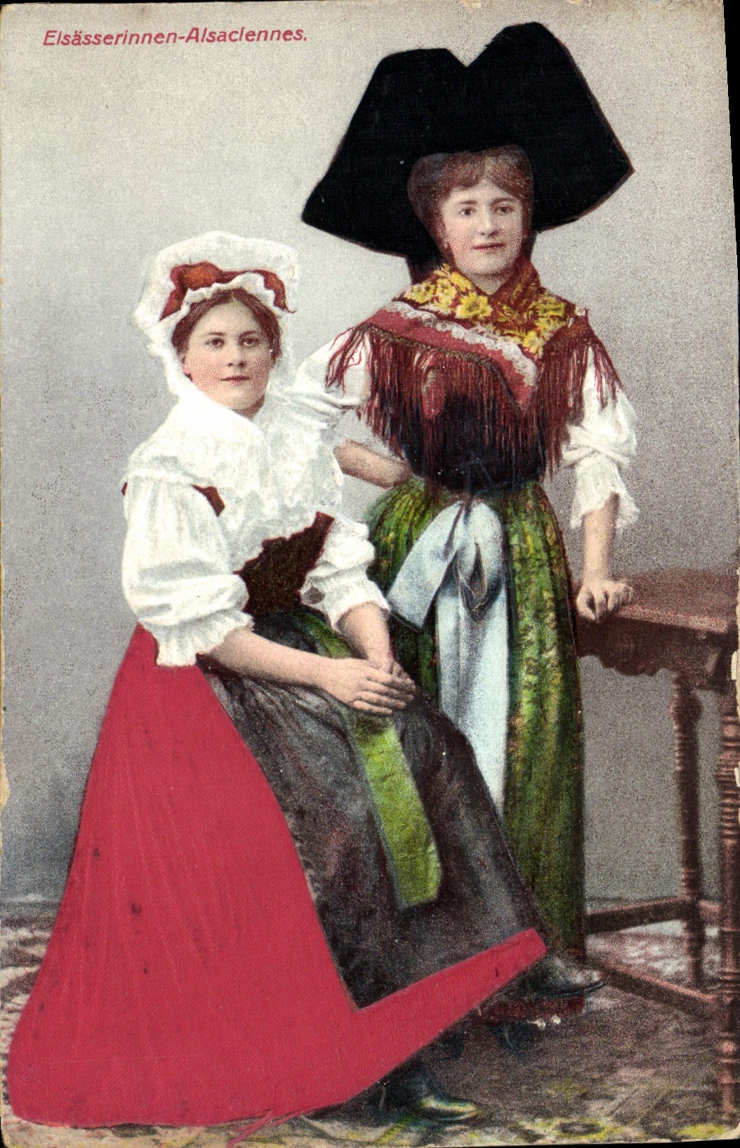 CPA Alsaciennes Folklore