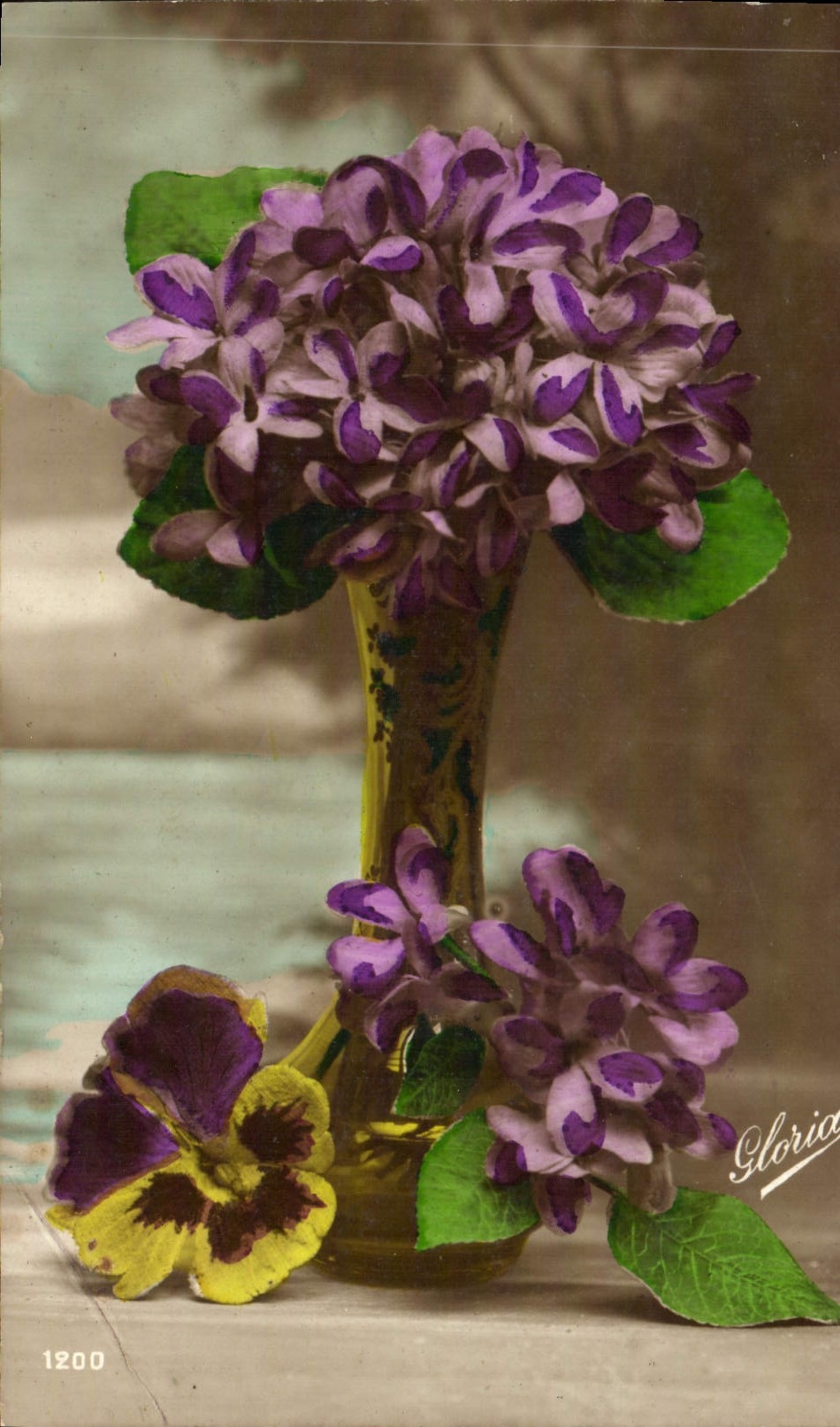 CPA Fantaisie Fleurs