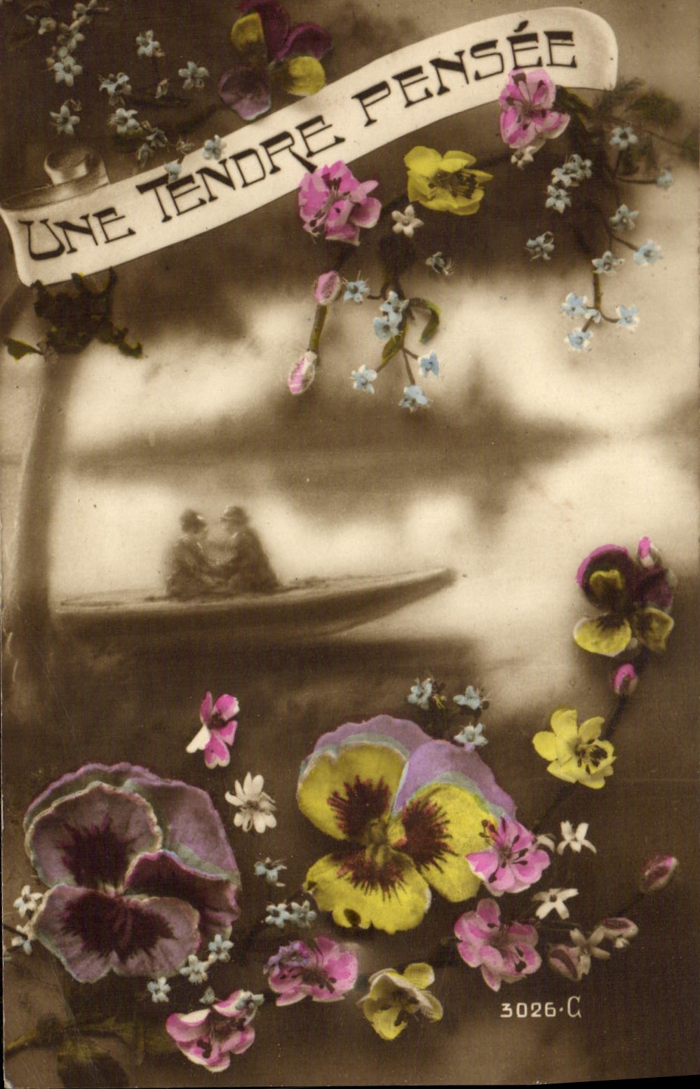 CPA Fantaisie Fleurs