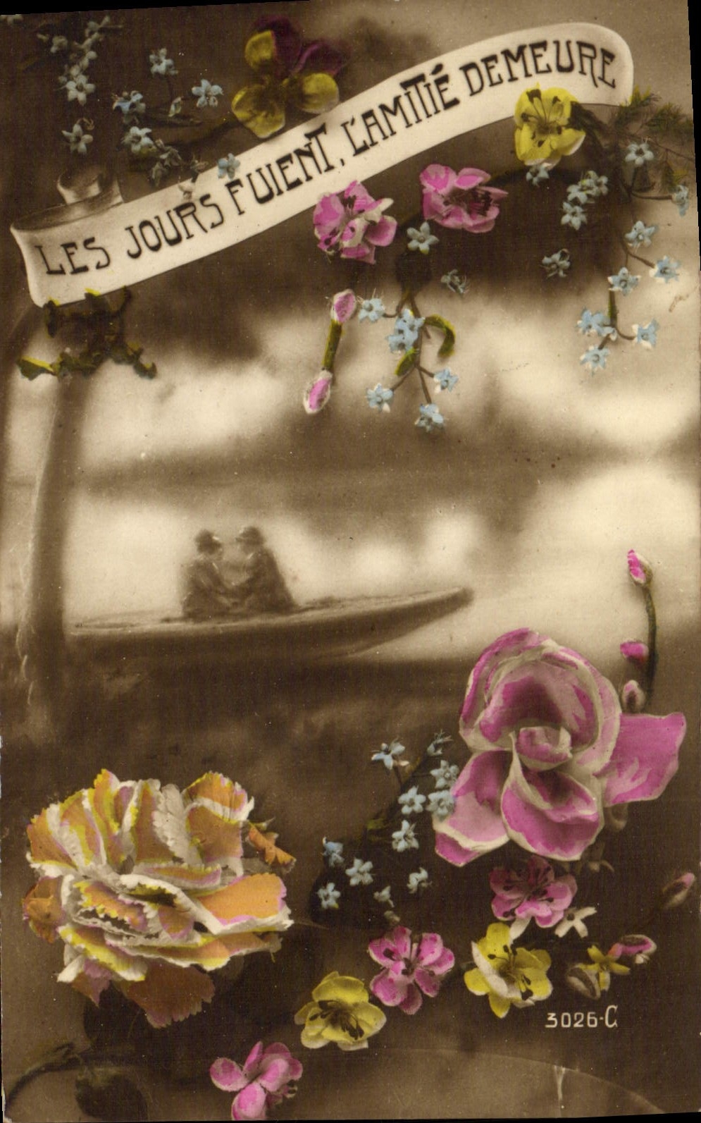 CPA Fantaisie Fleurs