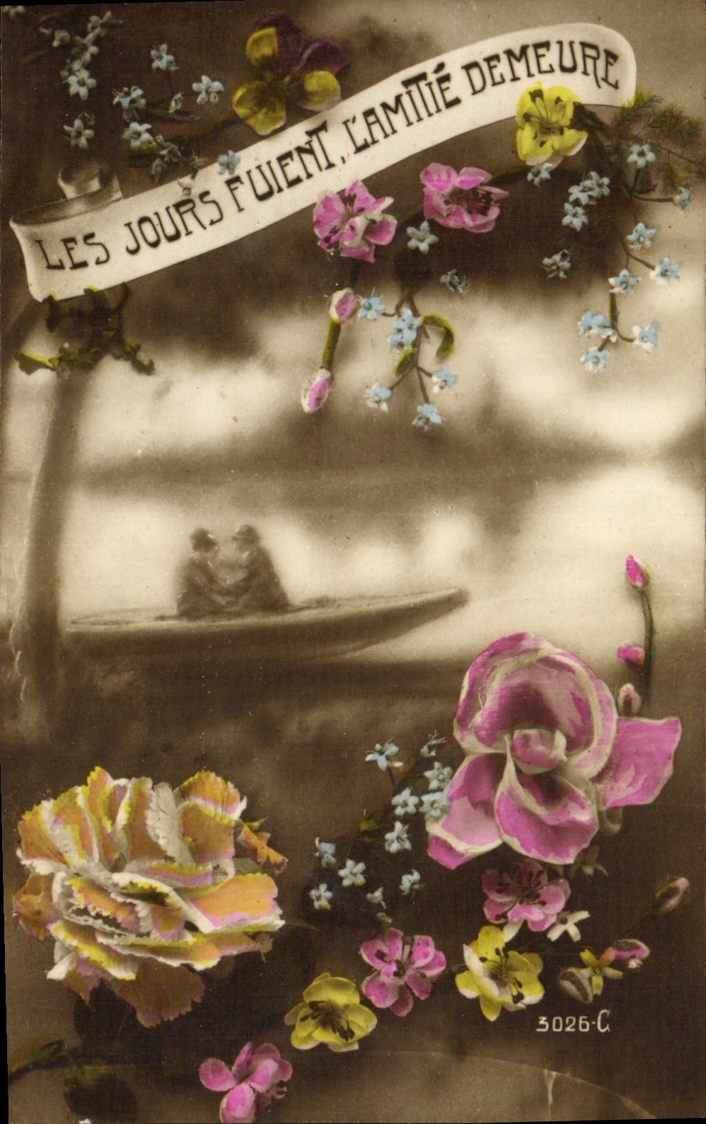 CPA Fantaisie Fleurs