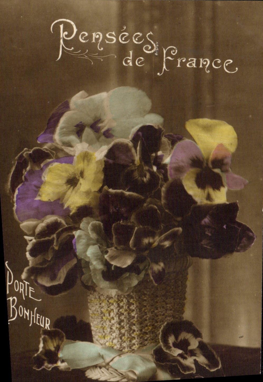 CPA Fantaisie Fleurs