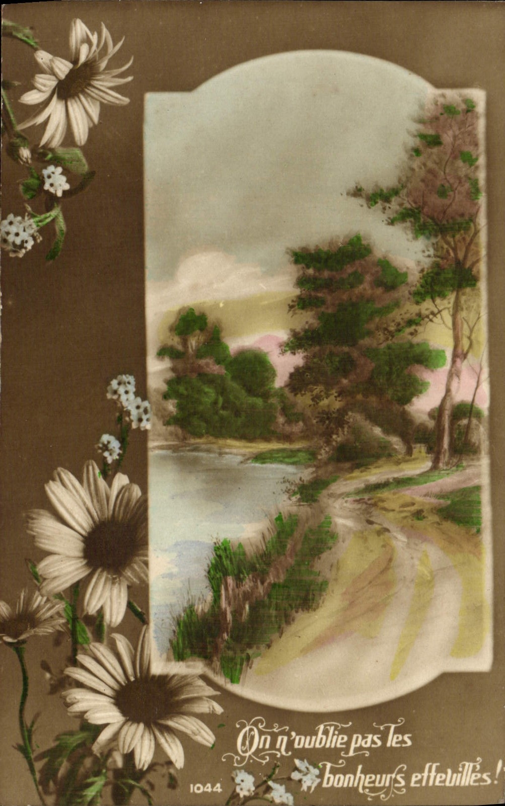 CPA Fantaisie Fleurs