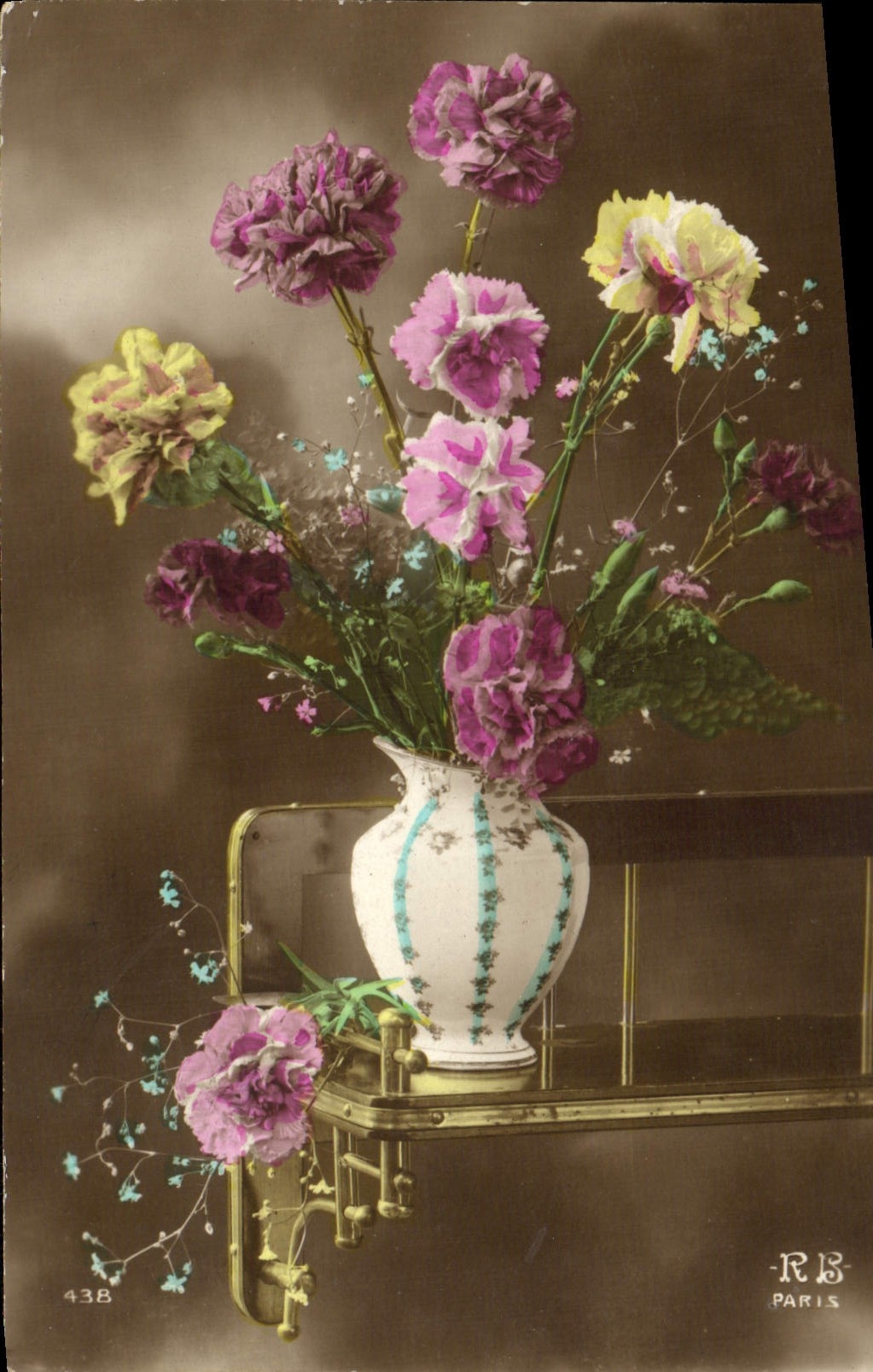 CPA Fantaisie Fleurs