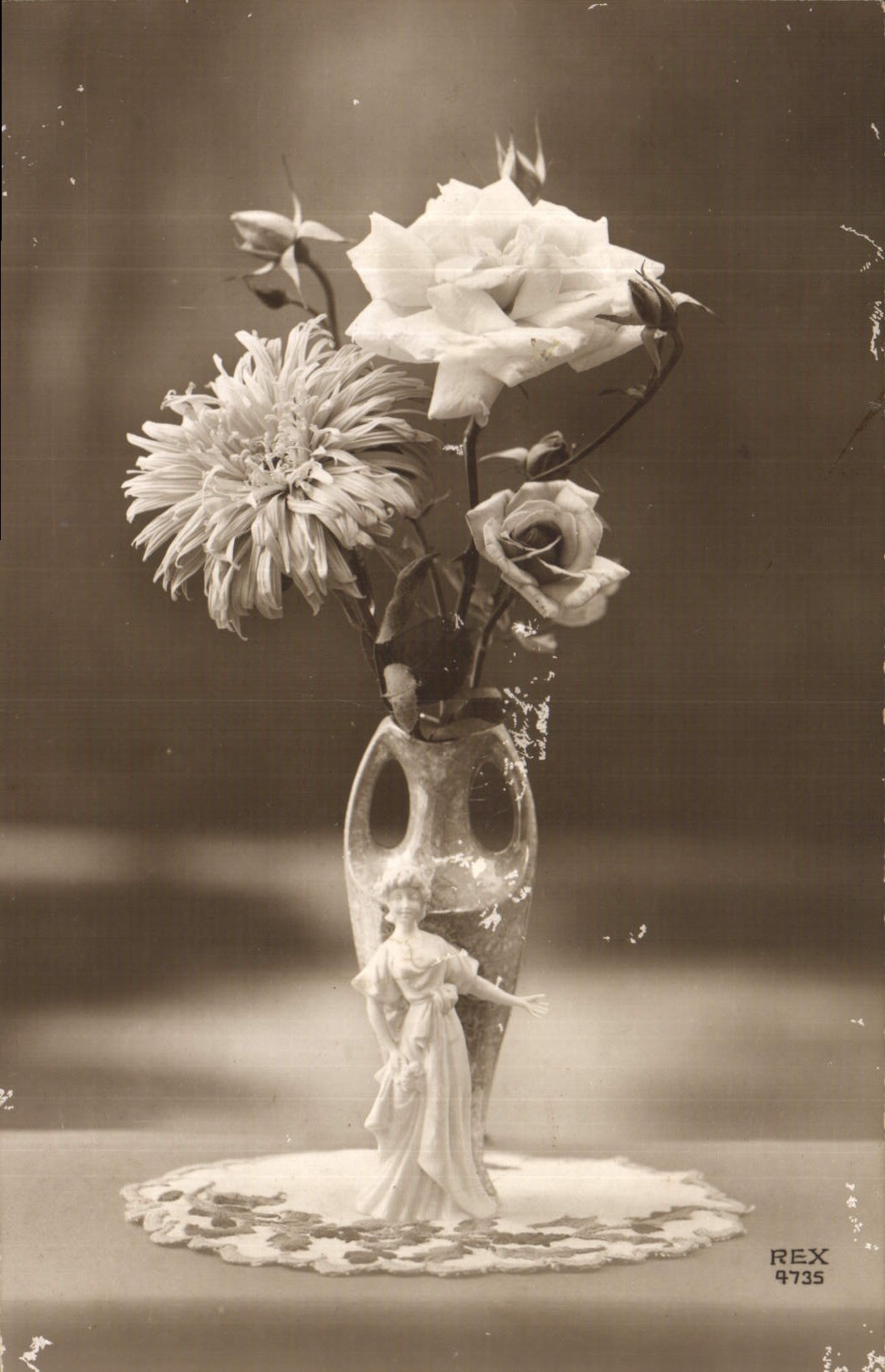 CPA Fantaisie Fleurs