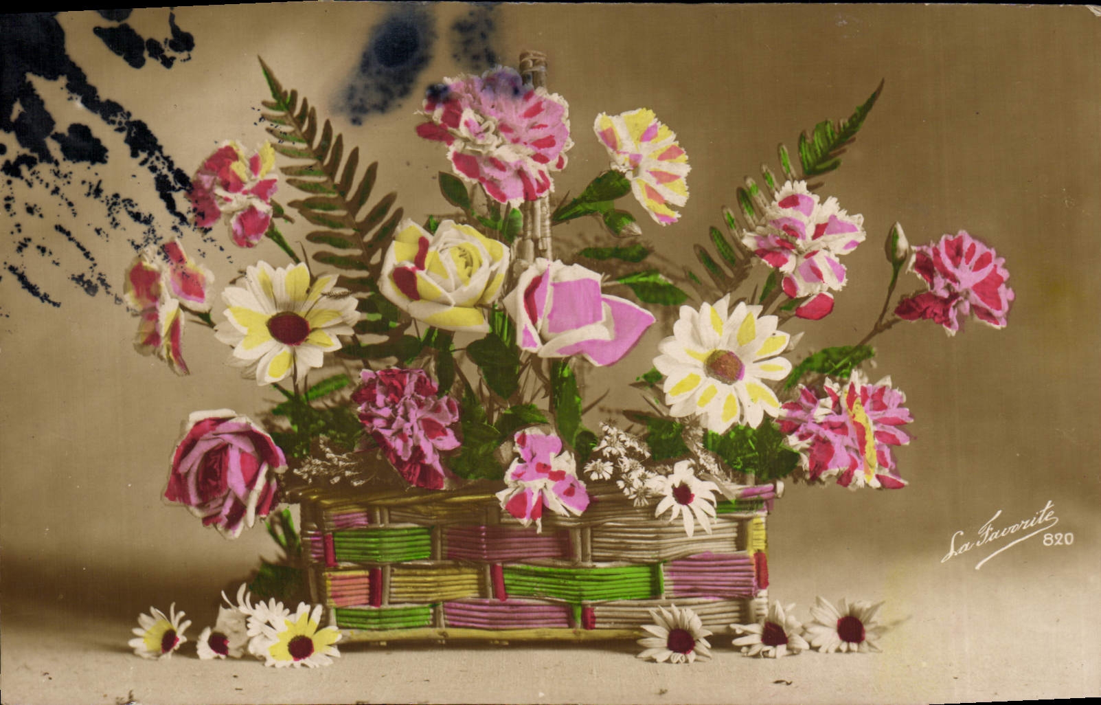 CPA Fantaisie Fleurs