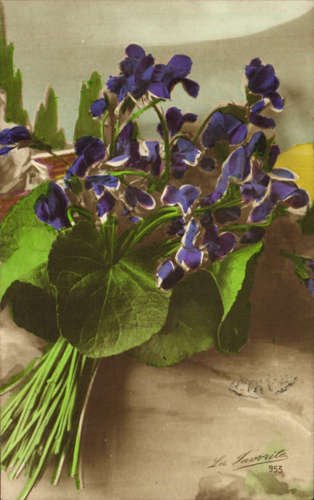 CPA Fantaisie Fleurs