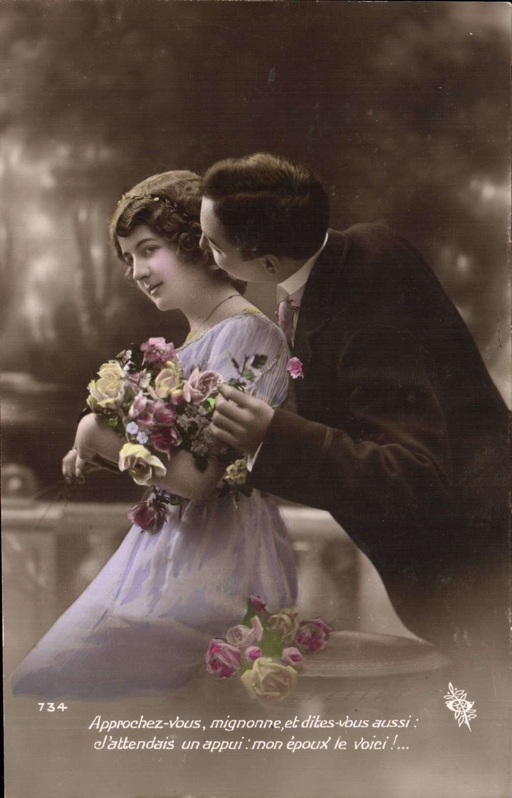 CPA Fantaisie Femme