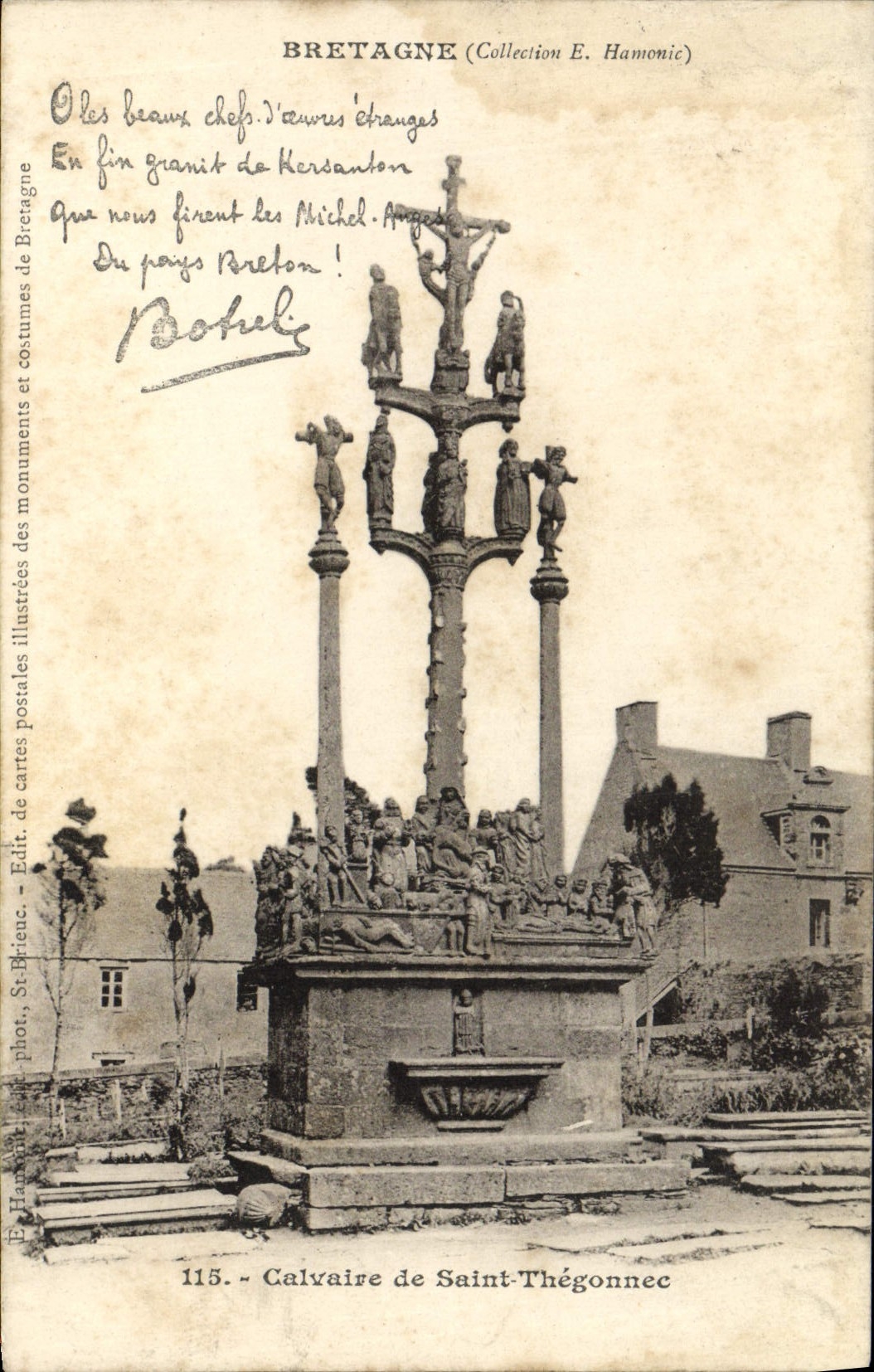 CPA Calvaire de St Thegonnec Botrel