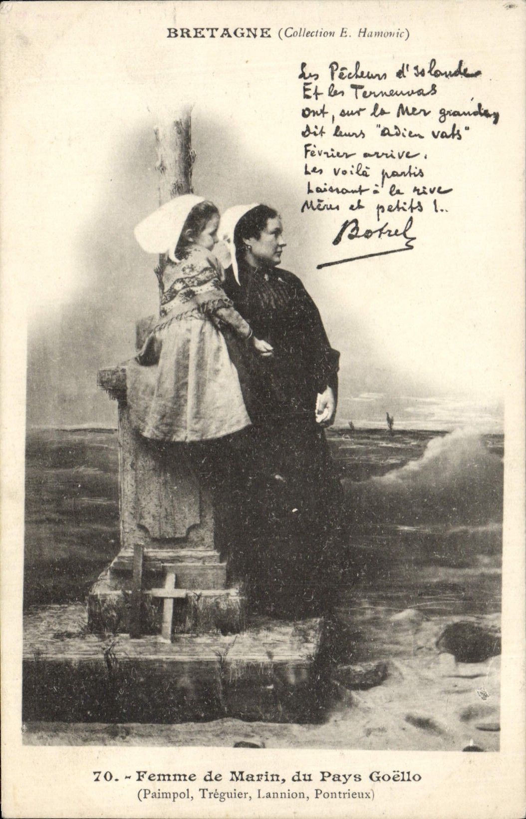 CPA Bretagne Femme De Marin Du Pays Goello Folklore Botrel