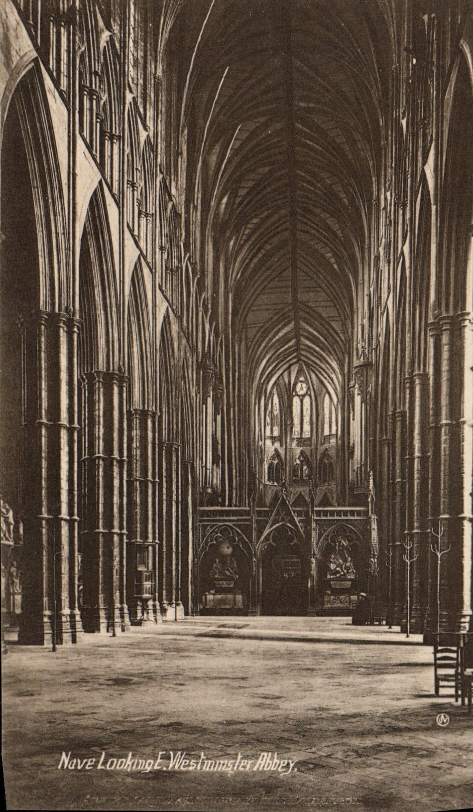 Cubo de la POSTAL de la VENDIMIA que mira la abadía de Westminster Londres