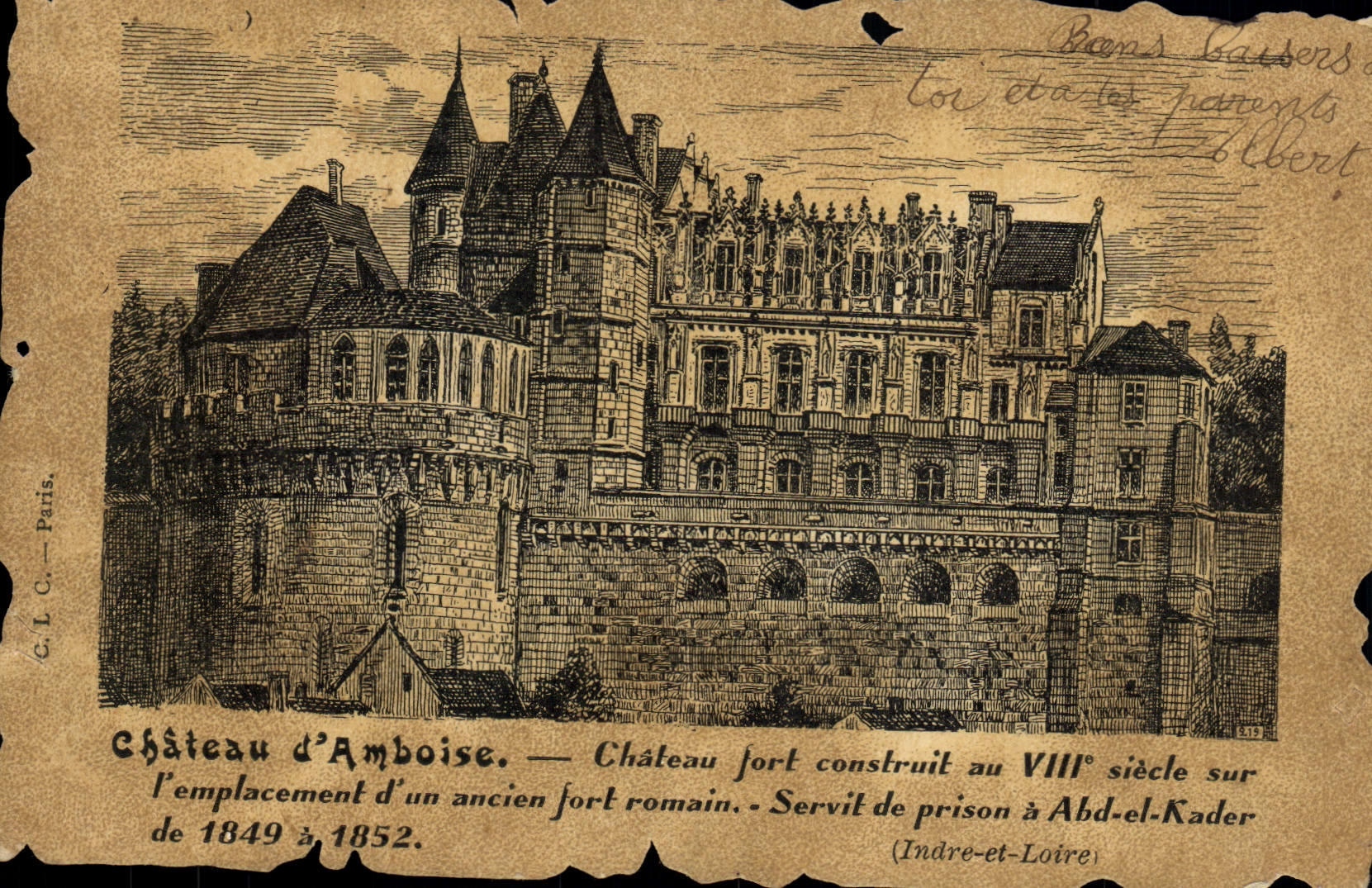 CPA Le Chateau d'Amboise Chateau Fort 