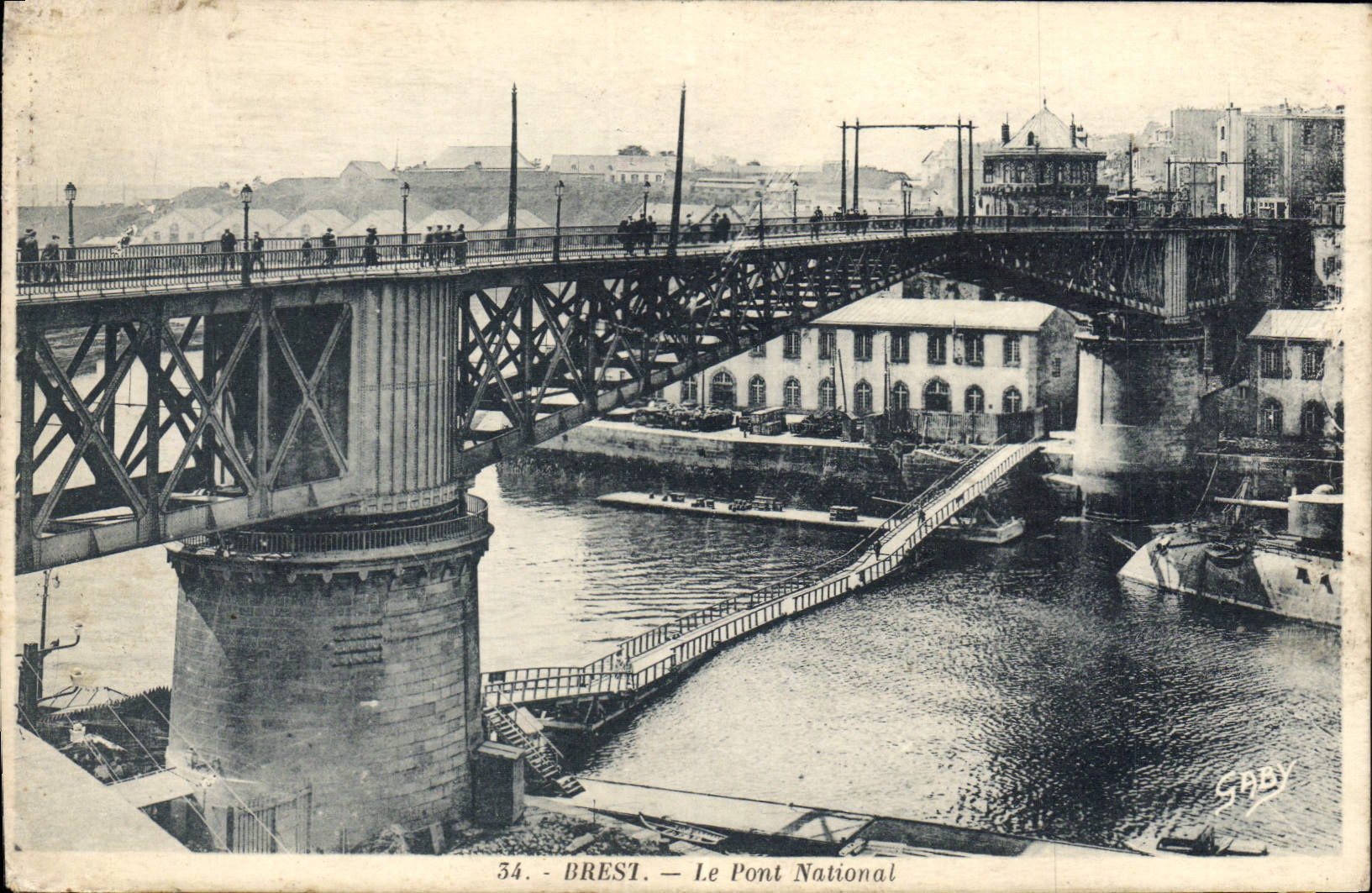 CPA Brest Le Pont National