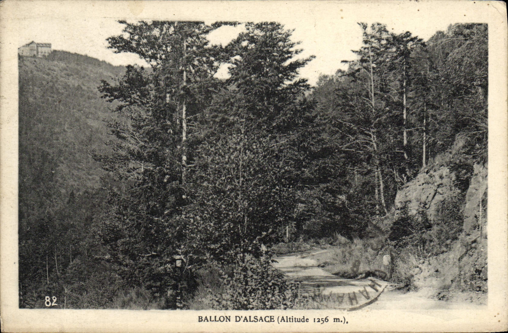 VINTAGE POSTCARD Balloon Of Alsace