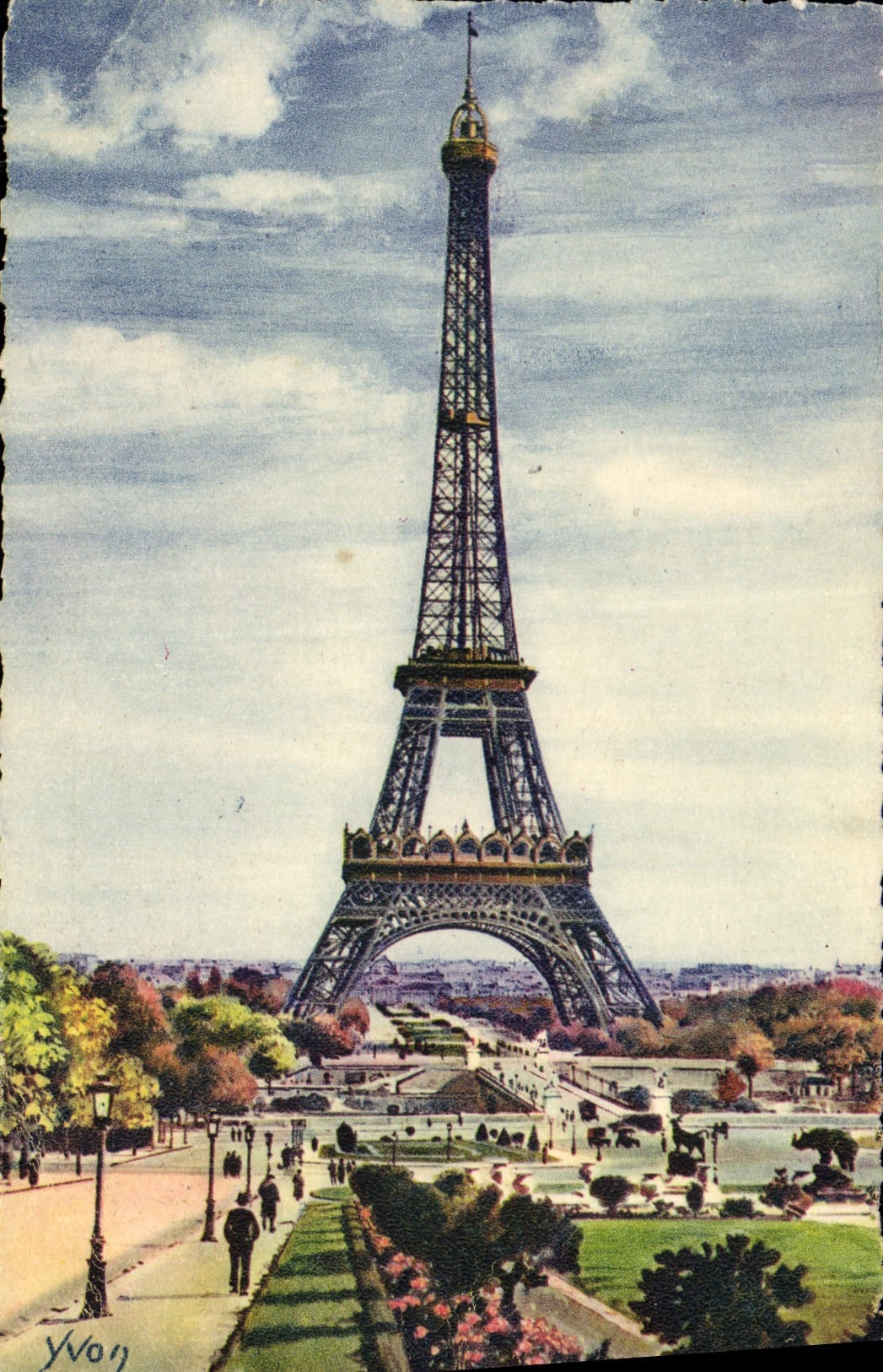 CPA Paris La Tour Eiffel 