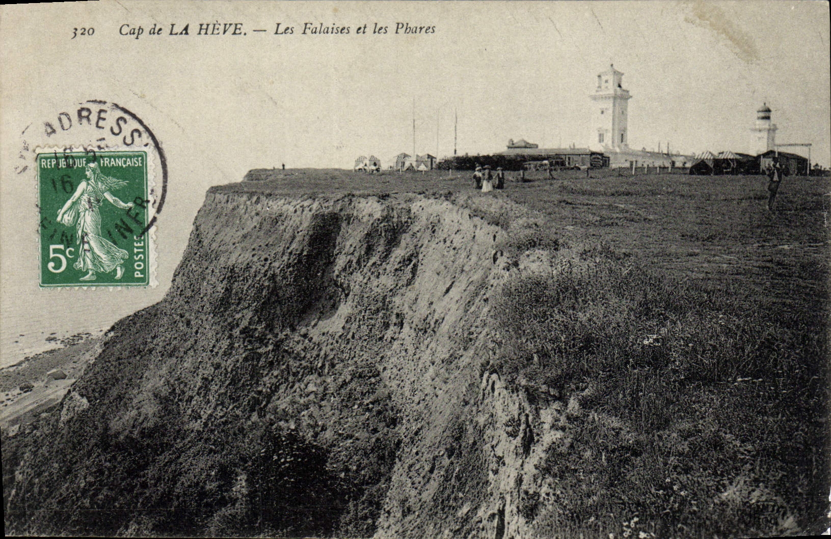 VINTAGE POSTCARD Cuts It the Cliffs and the Lighthouses
