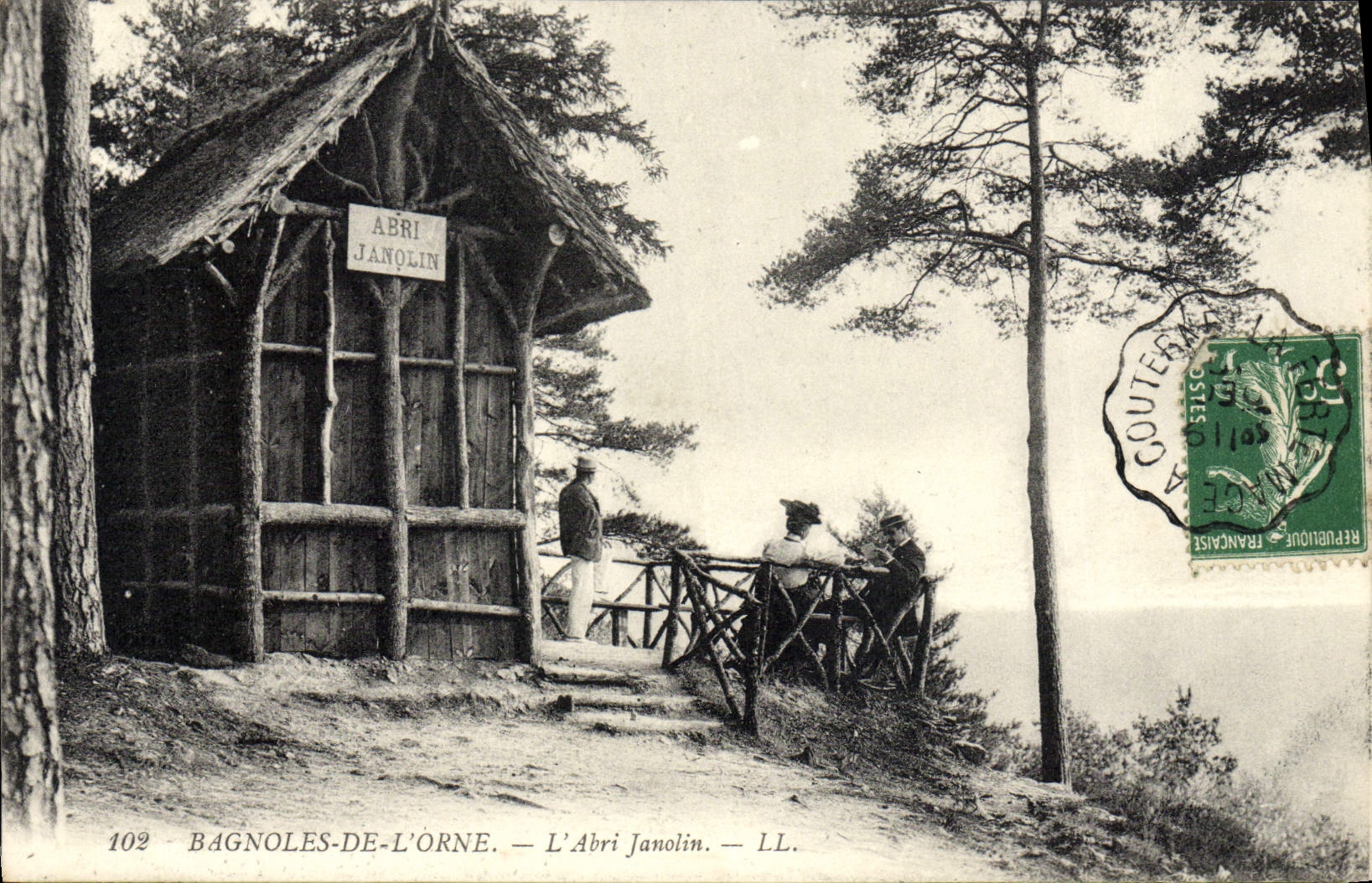 CPA Bagnoles De L'Orne L'abri jardin
