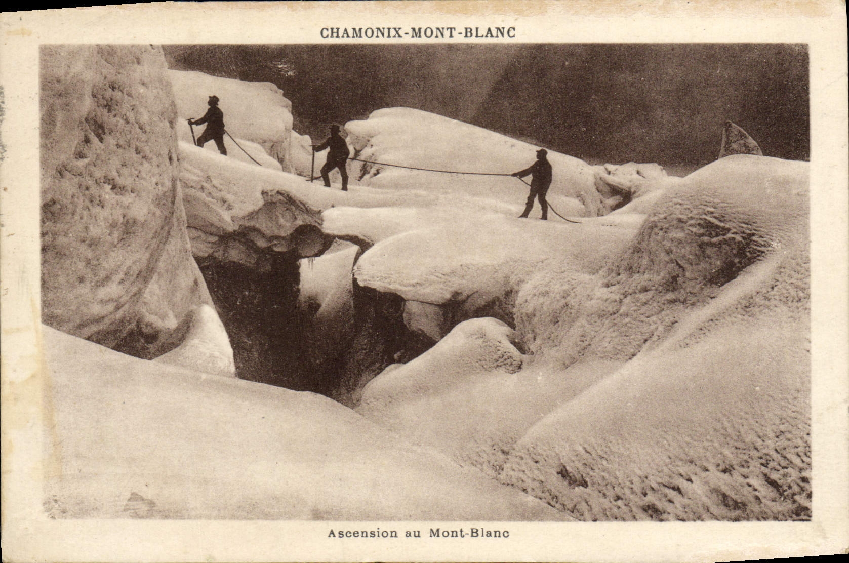 CPA Chamonix Mont Blanc Ascension au Mont Blanc Alpinisme