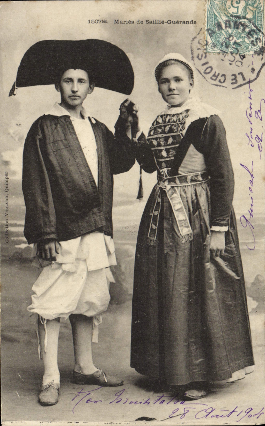 CPA Maries de Saillie Guerande Folklore