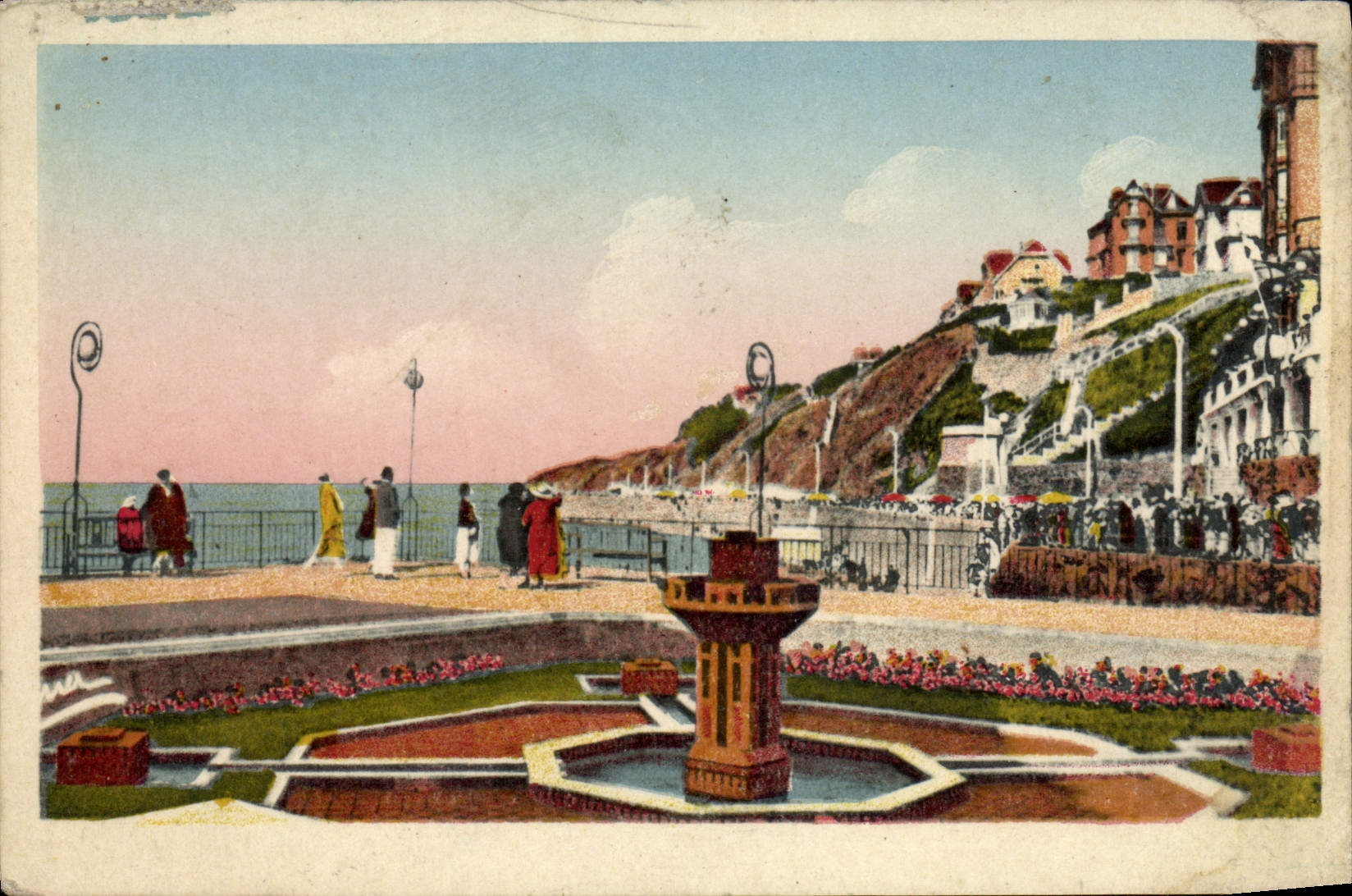 CPA Granville Plat Gousset vue de la terrasse du casino