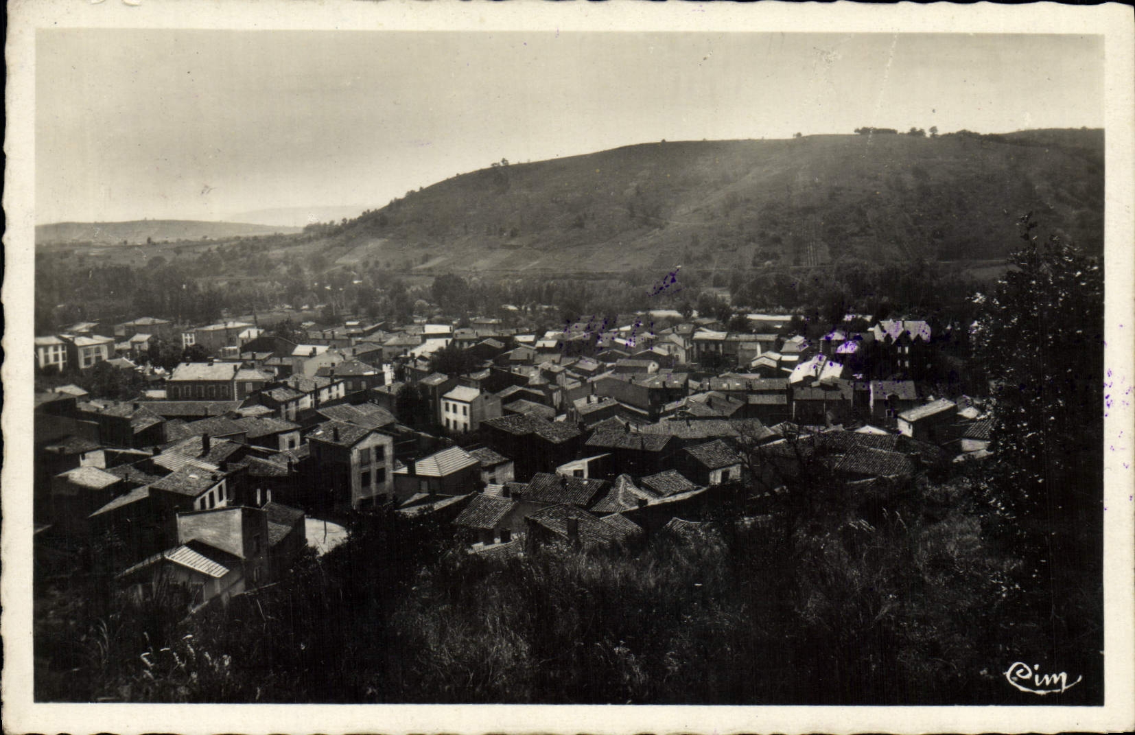 MODERN CARD Twin View Taken Of Chassagnon with the slope of Vachere