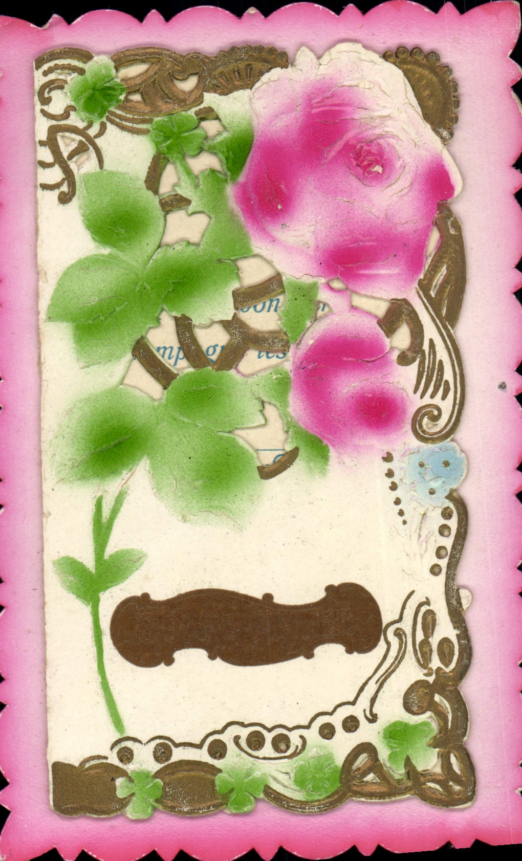 CPA Fantaisie Fleurs