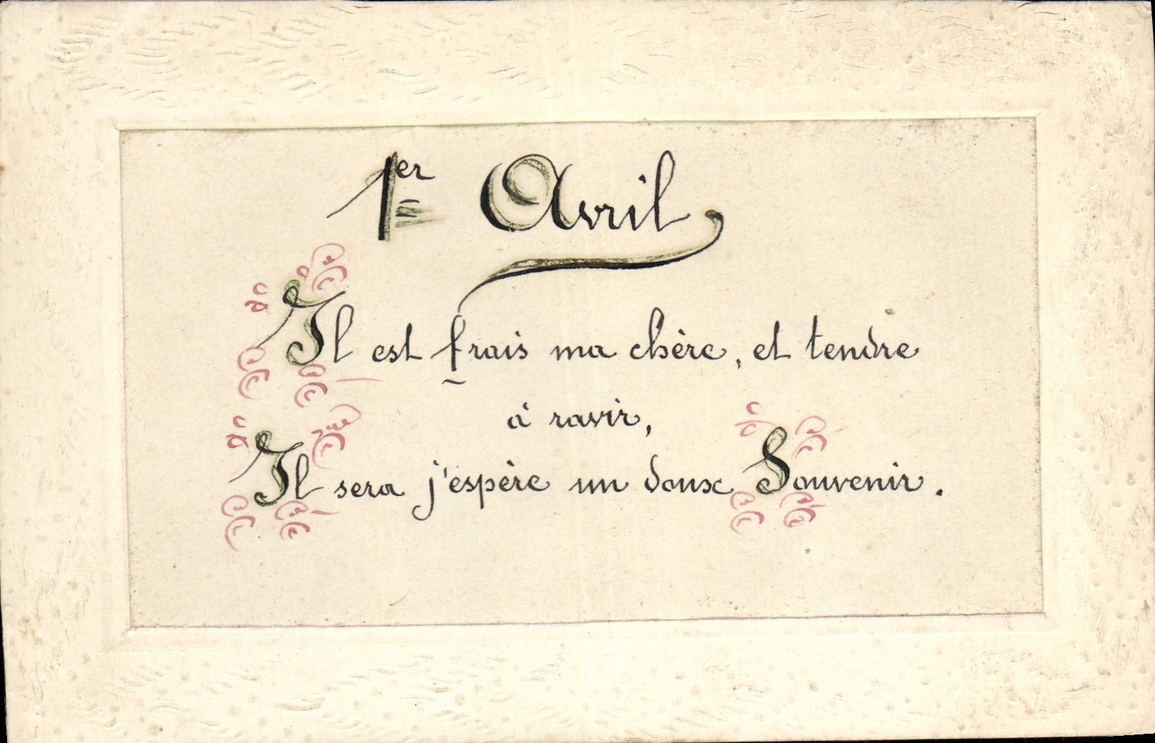CPA Fantaisie 1er Avril