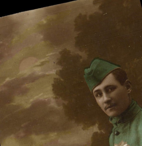 CPA Fantaisie Soldat Poisson Militaria