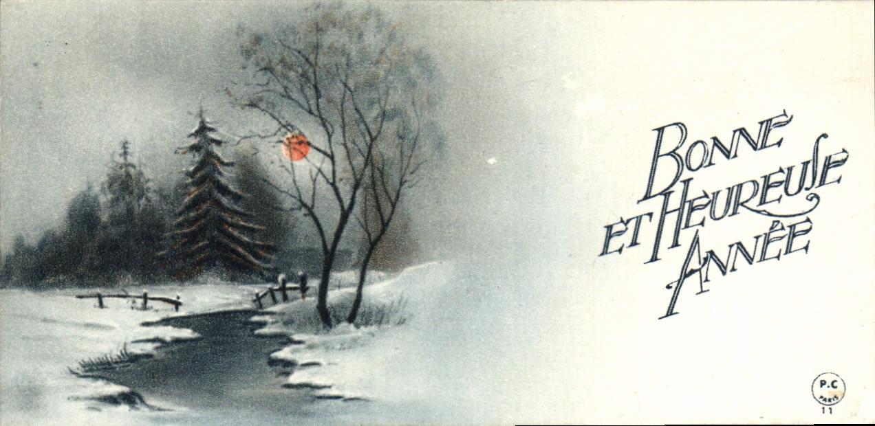 CPA Fantaisie Bonne Et Heureuse Annee