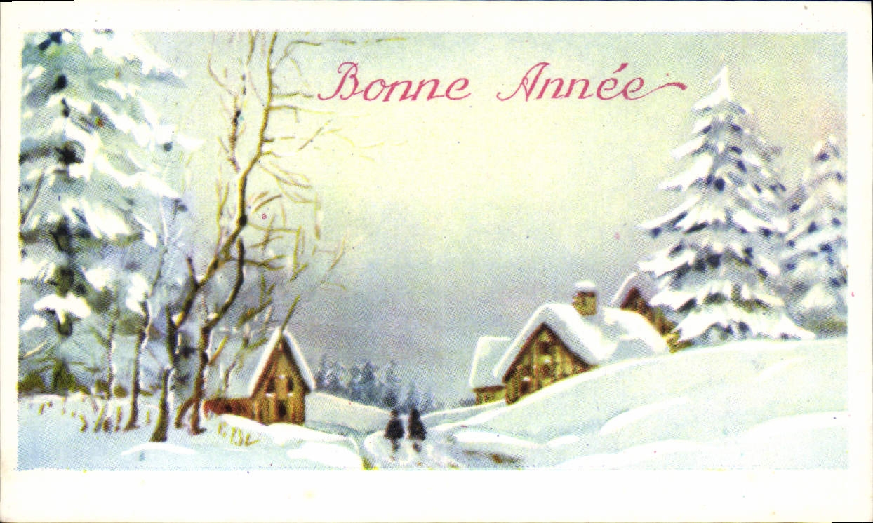 CPA Fantaisie Bonne Annee