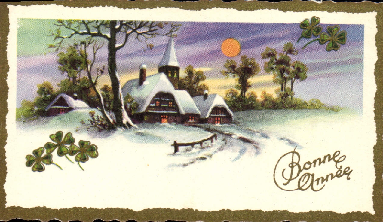 CPA Fantaisie Bonne Annee