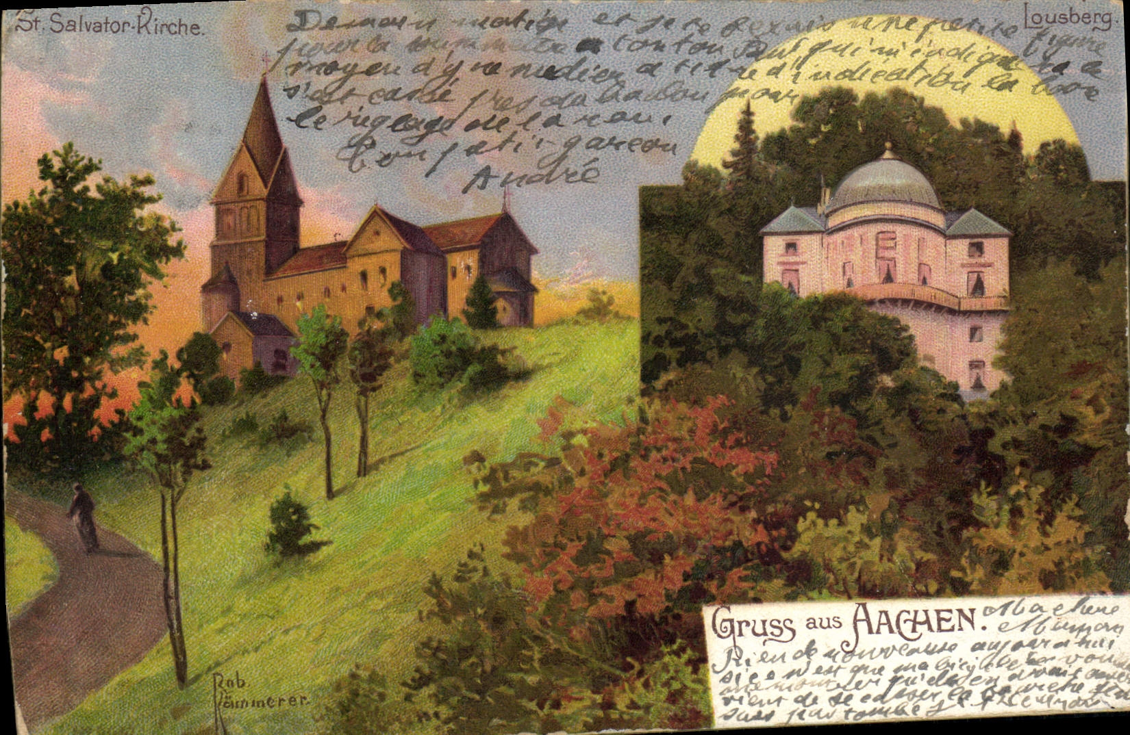 CPA Gruss Aus Aachen