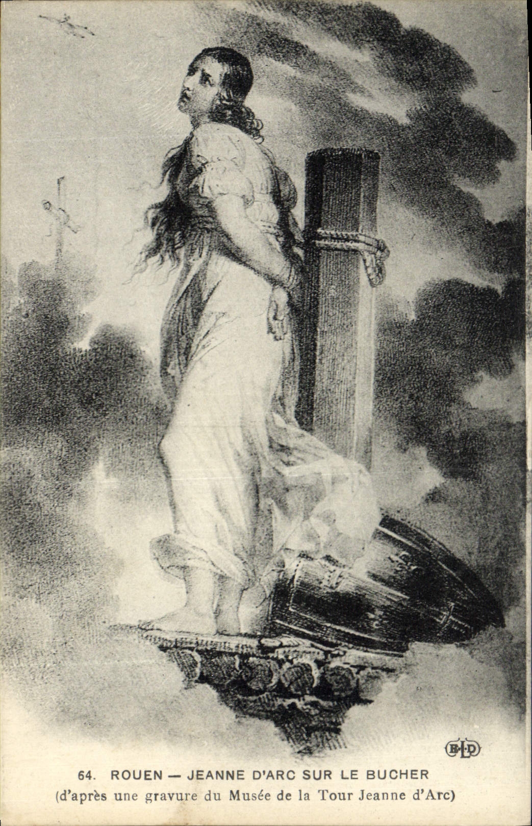 CPA Rouen Jeanne D'Arc Sur le Bucher