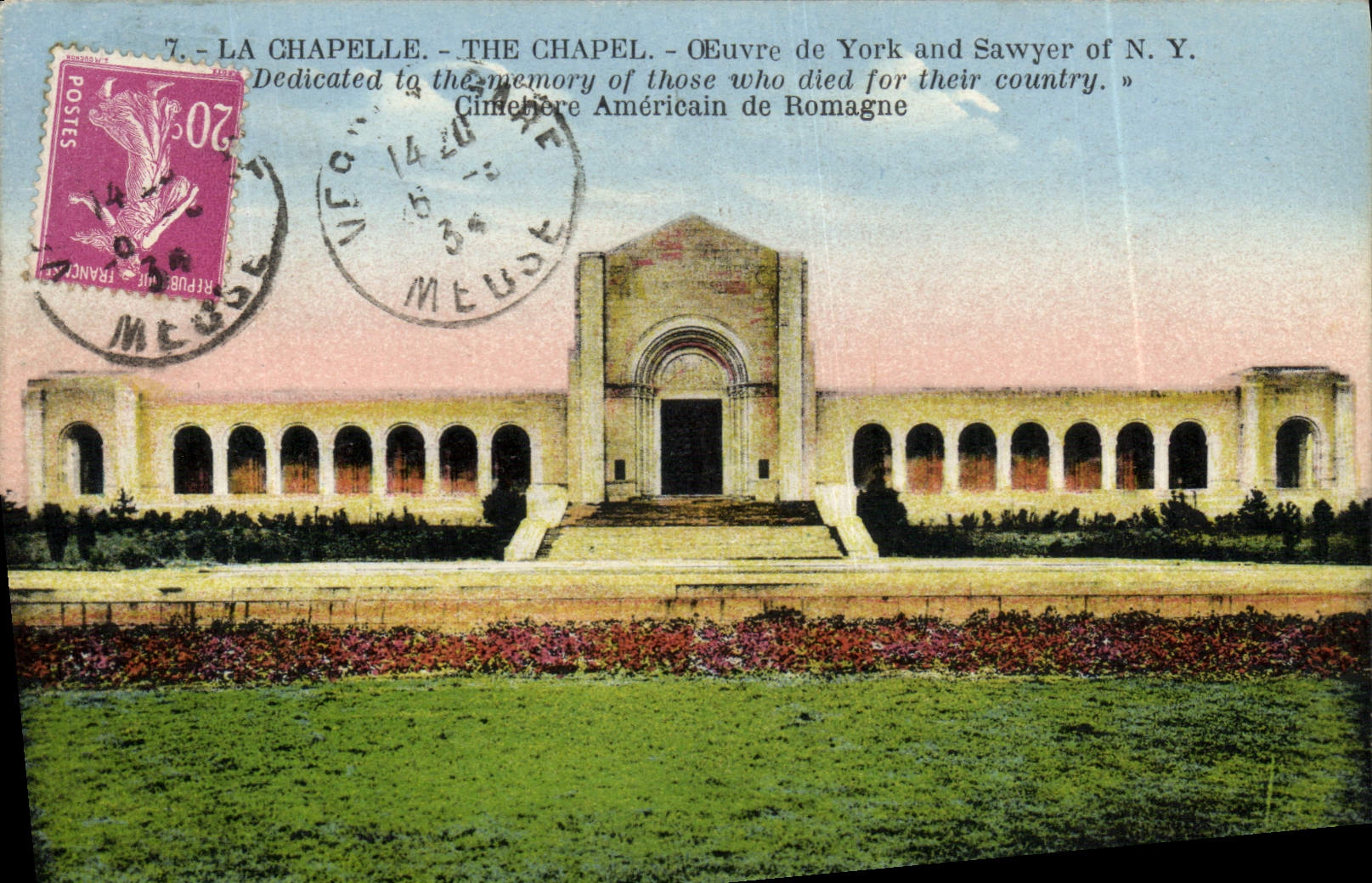 CPA La Chapelle Oeuvre de York and Sawyer