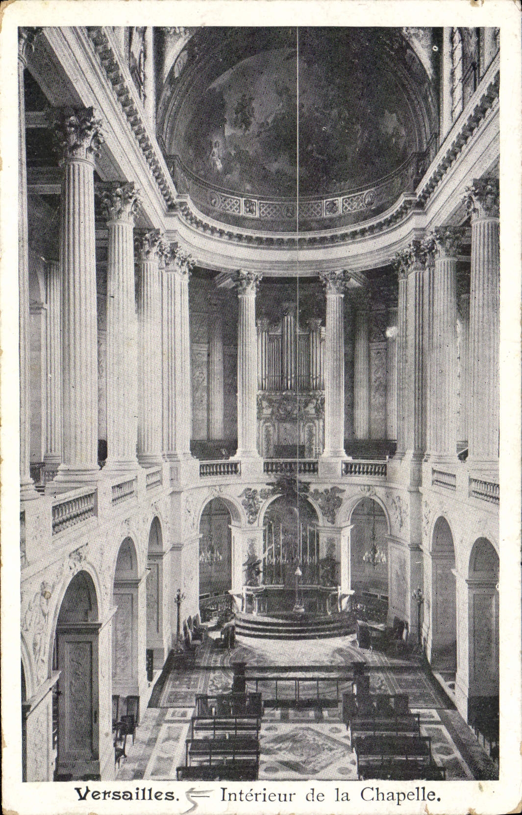 CPA Versailles Interieur de la chapelle