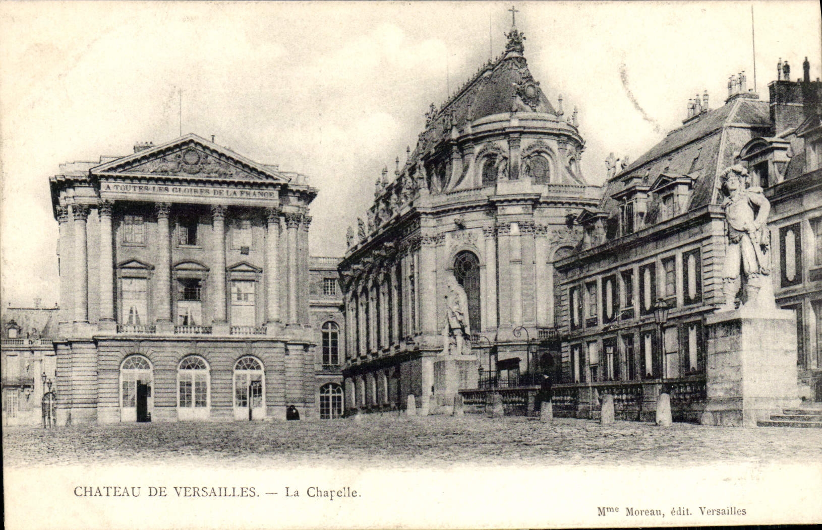VINTAGE POSTCARD Castle of Versailles the vault