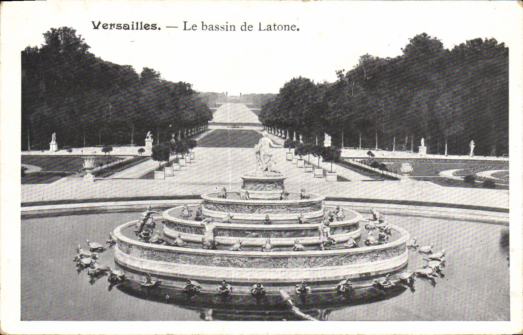 CPA Versailles Le Bassin De Latone