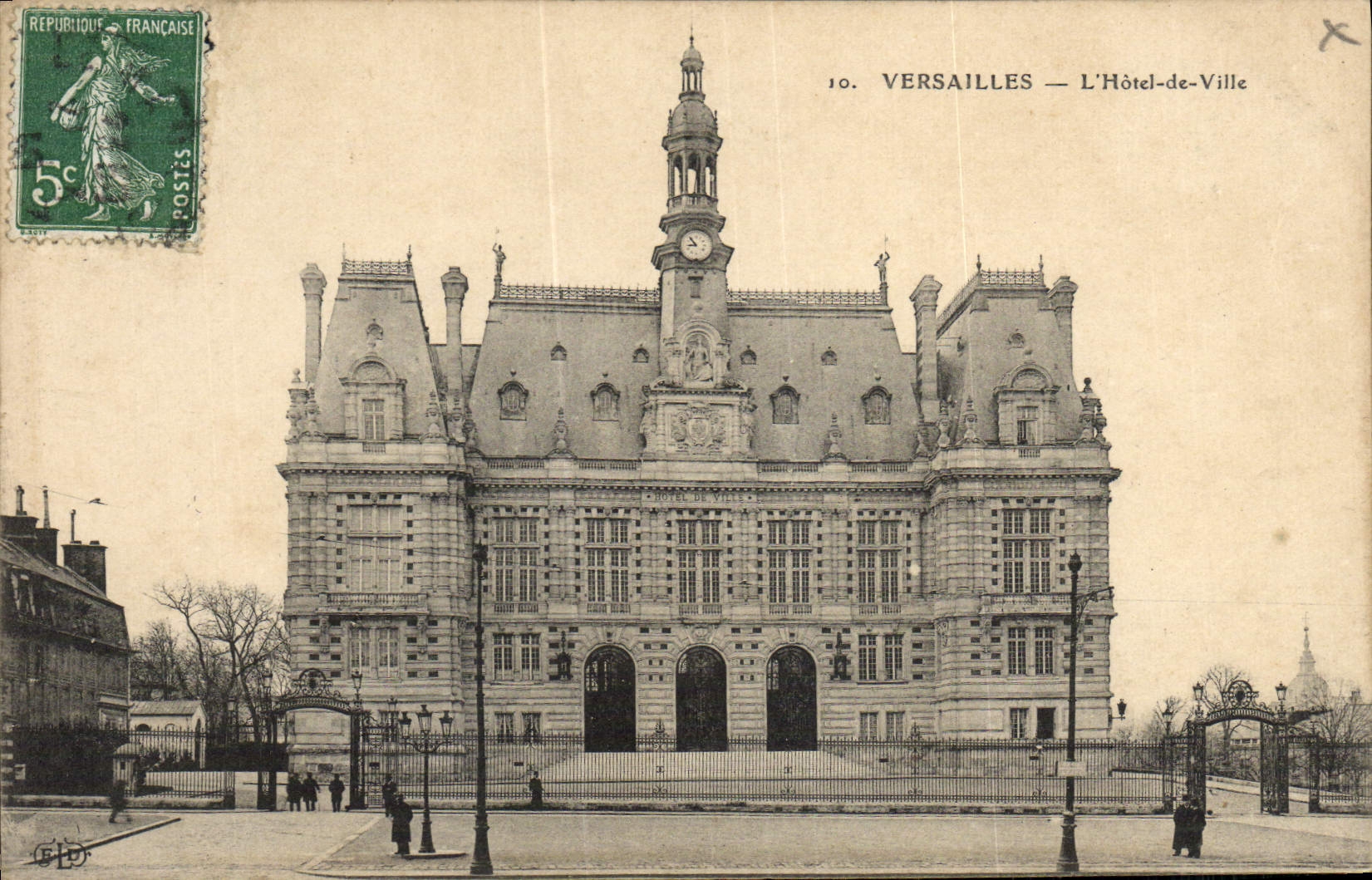 CPA Versailles L'Hotel De Ville
