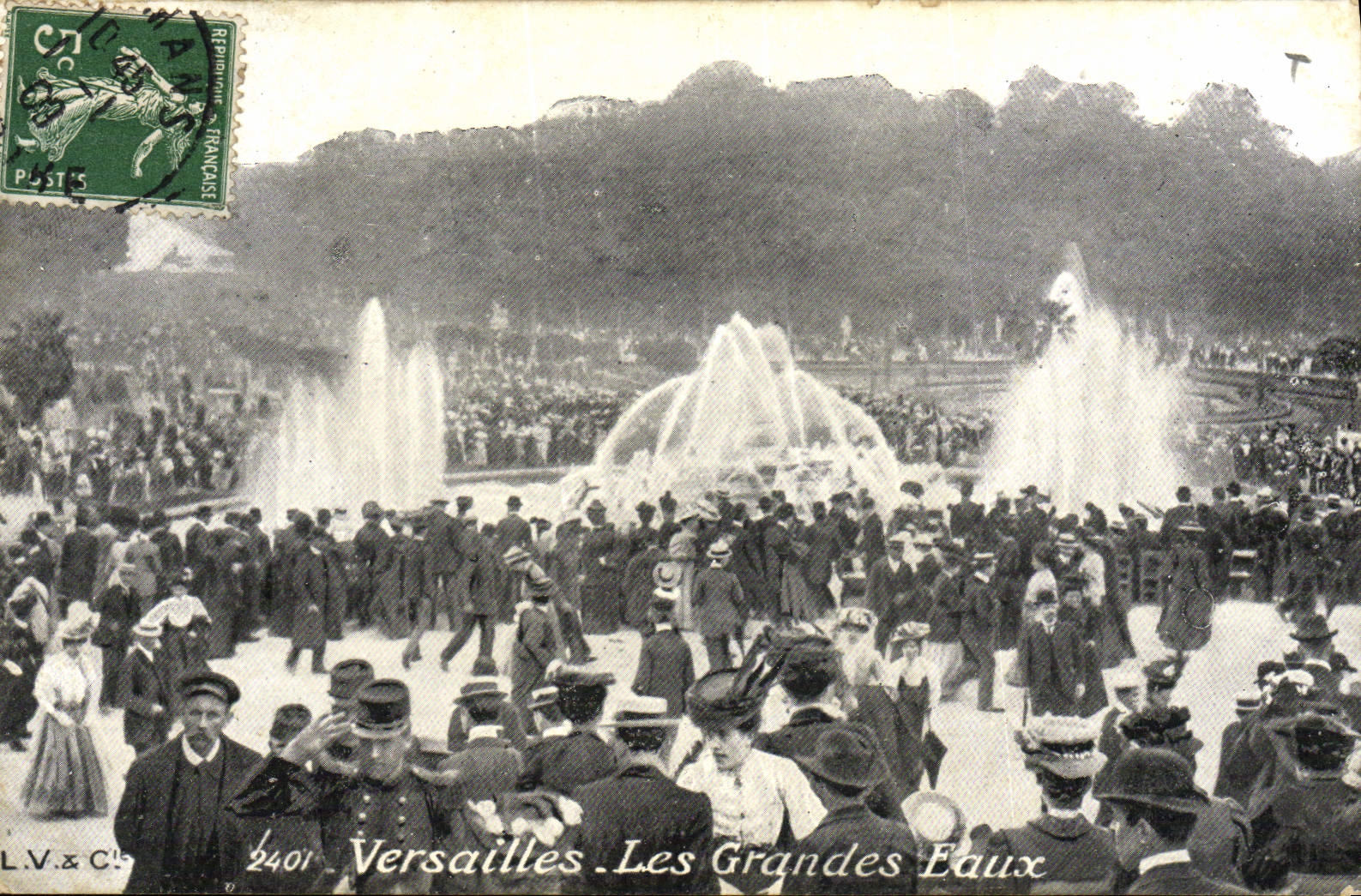 CPA Versailles Les Grandes Eaux