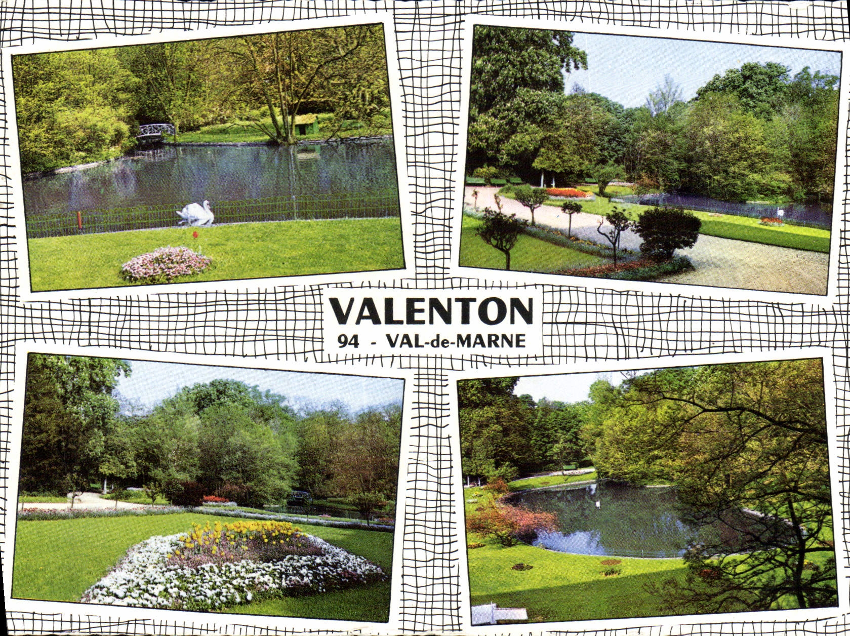CPM Valenton Val De Marne Chateau des Charmilles Le Mille Pattes