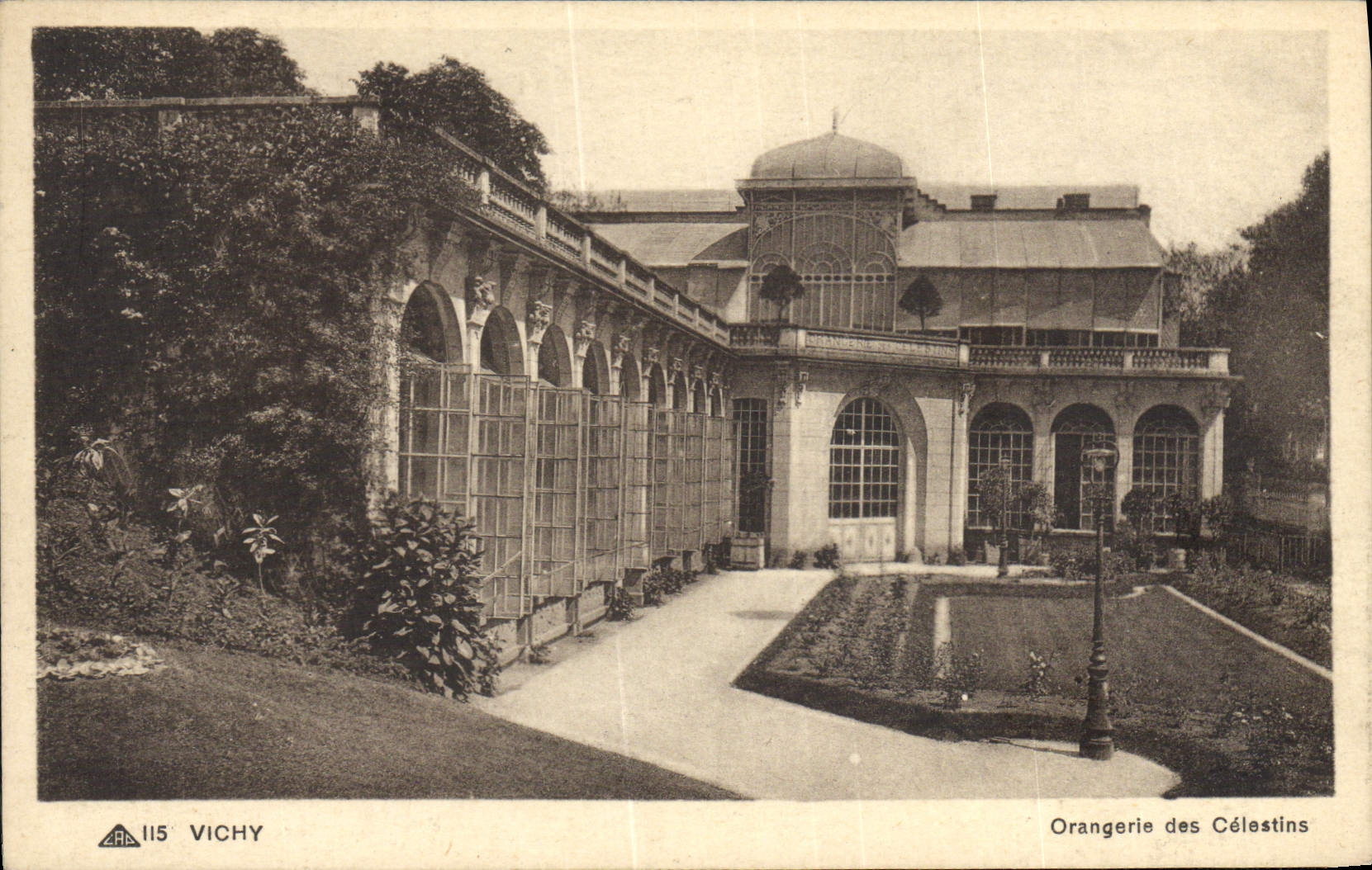 VINTAGE POSTCARD Vichy Orangery Of Celestins